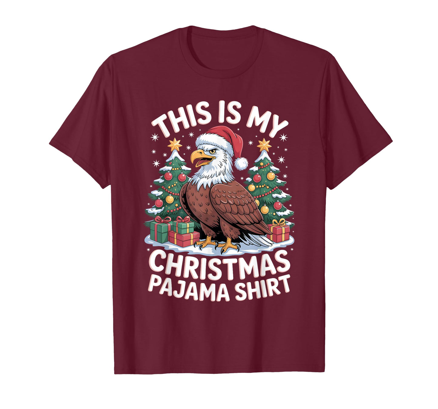Eagle This is My Christmas Pajama T-Shirt
