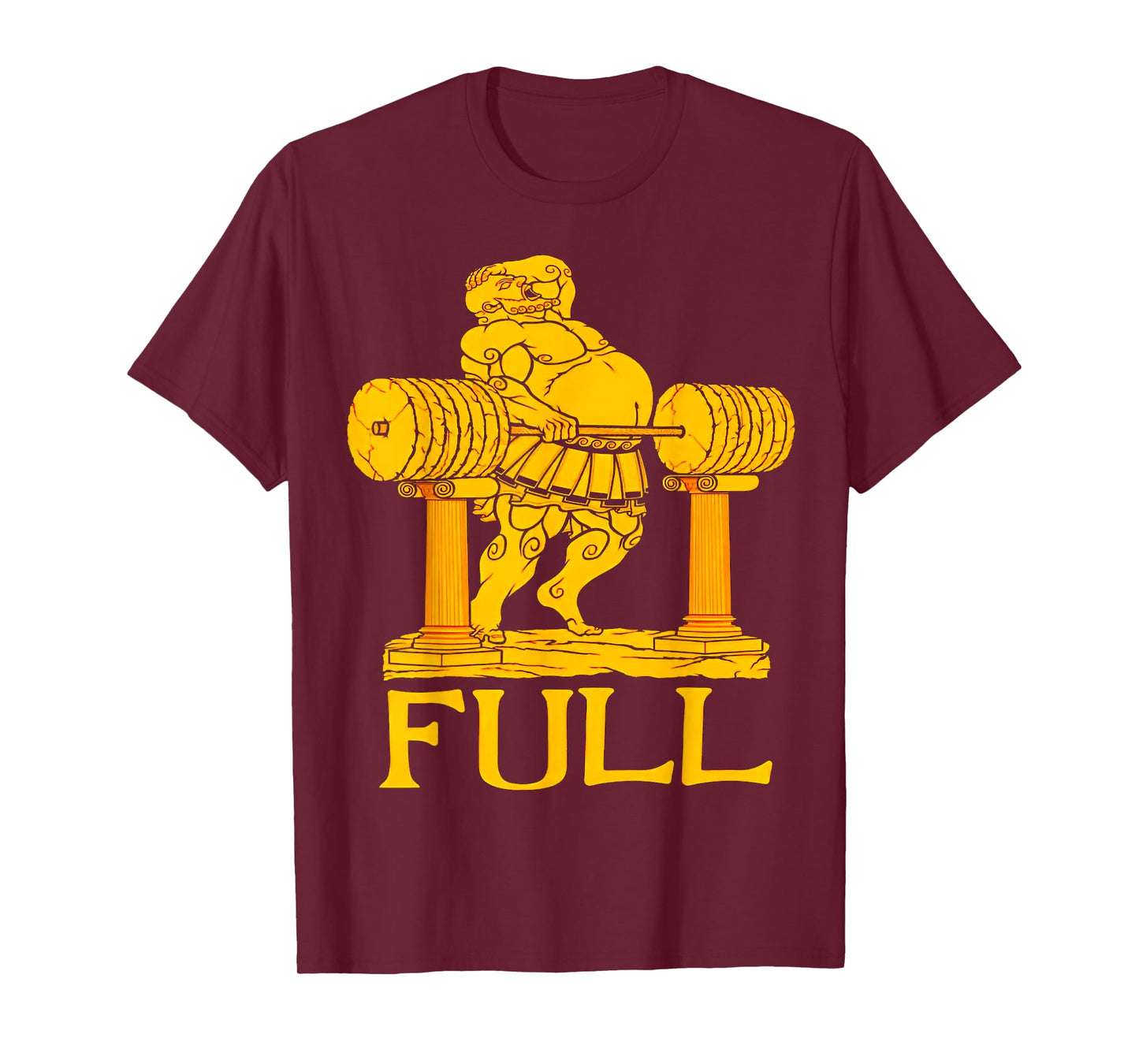 FULL Gym Powerlifting Bodybuilding Weightlifting Workout Gym T-Shirt