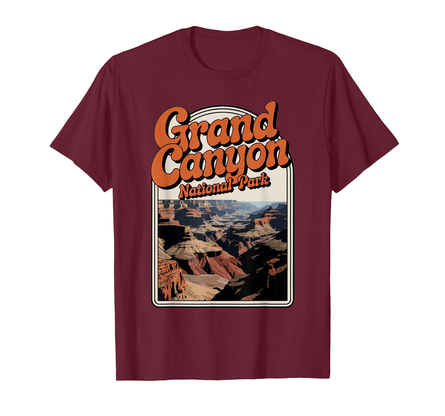 Grand Canyon National Park Retro Hiking US National Park T-Shirt