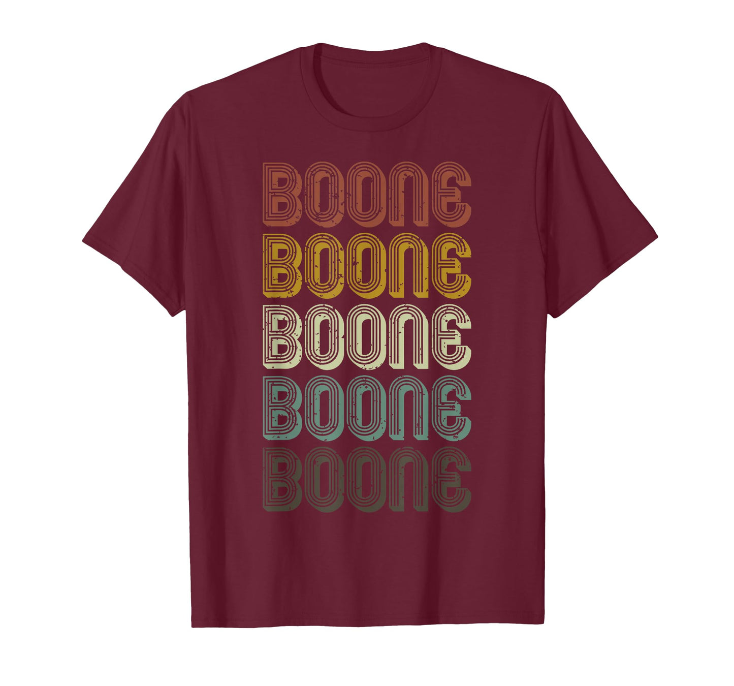 Retro Boone First Name Personalized Boone Groovy Vintage T-Shirt