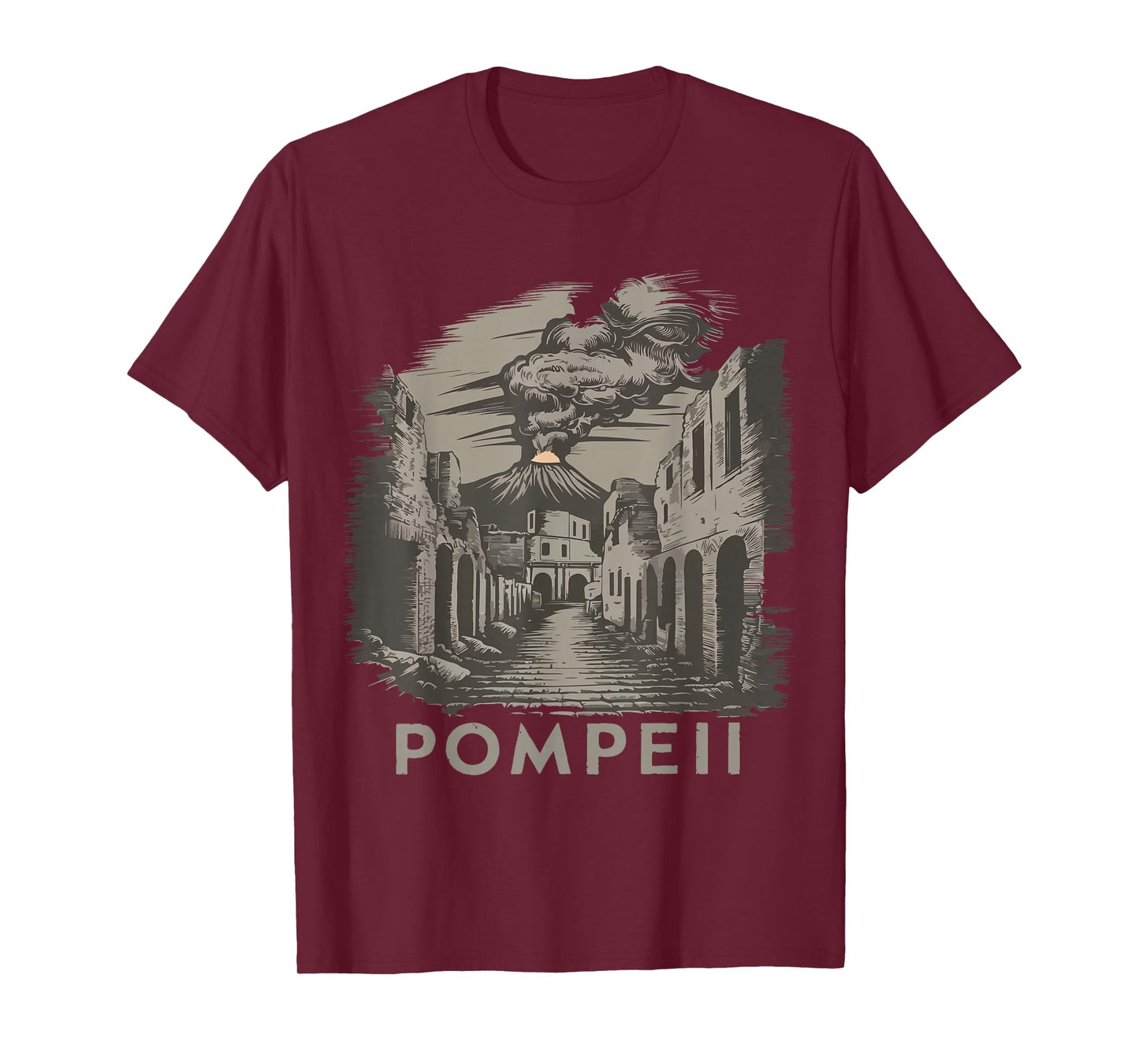 Italy Volcano Pompeii Outfit Roman Empire Souvenir T-Shirt