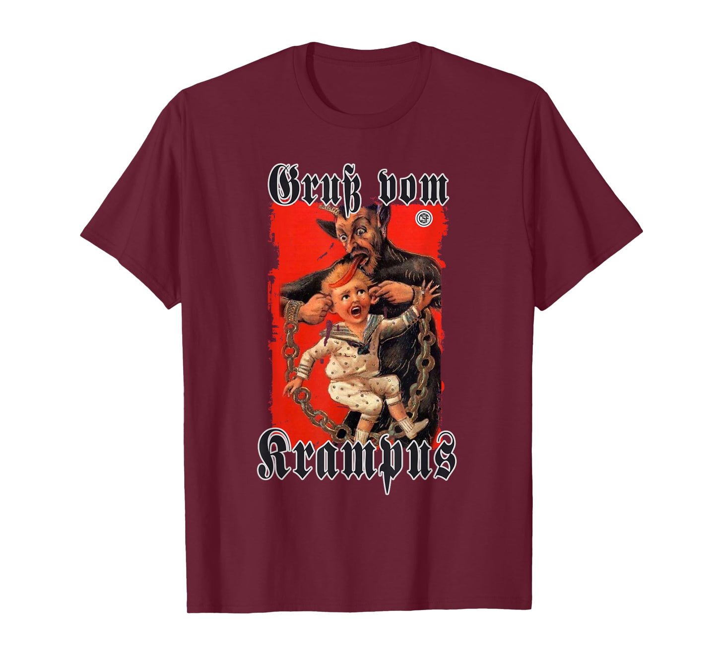 Greeting from Krampus Christmas Legend Figure T-Shirt
