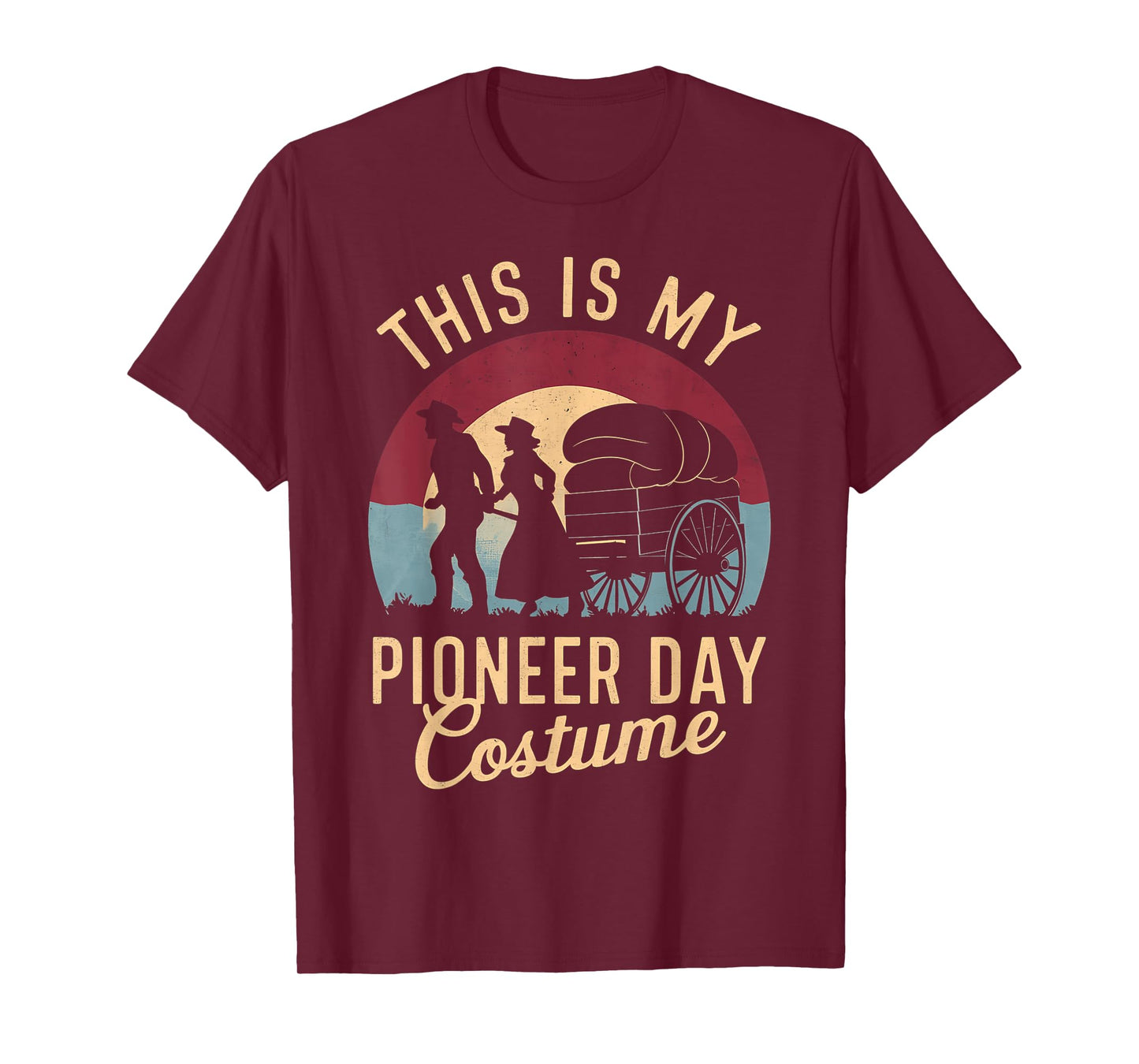 This Is My Pioneer Day Costume, Retro Mormon Pioneers T-Shirt