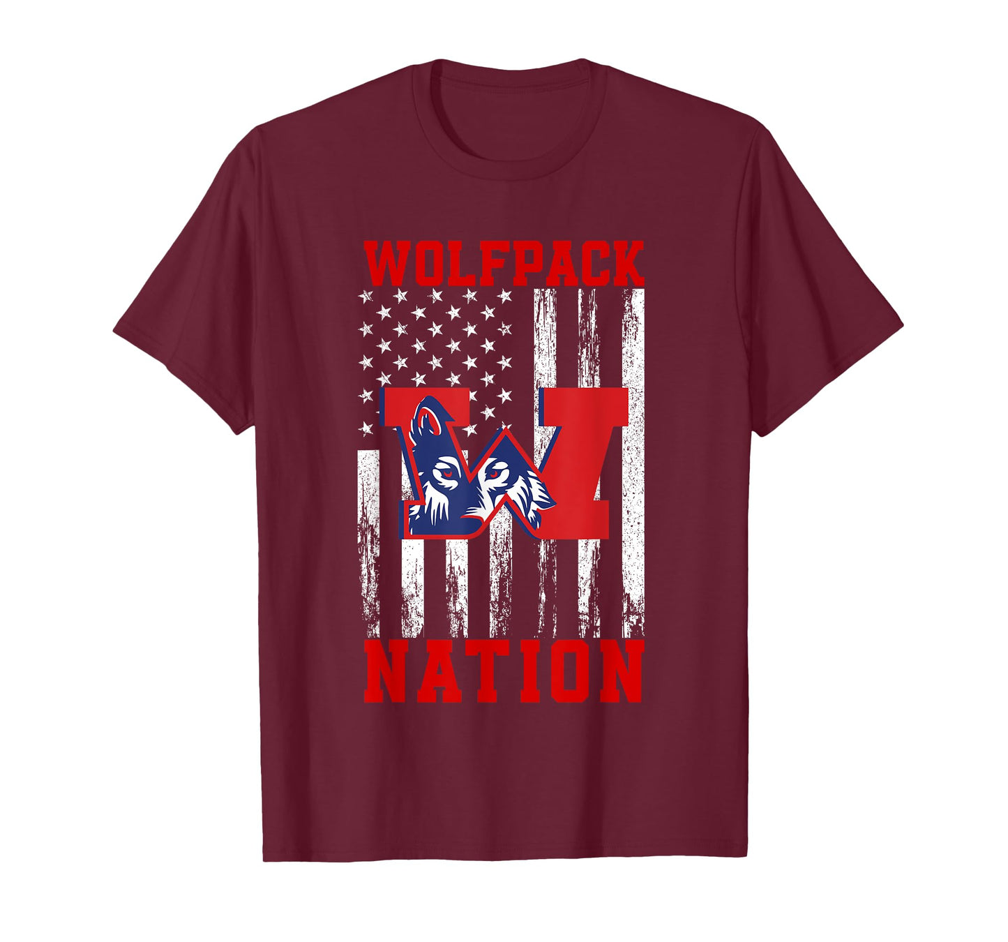 Wolfson Wolfpack Logo Nation HS T-Shirt