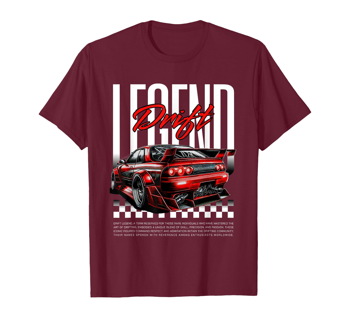 Cool Retro Vintage Japanese JDM Tokyo Japan Drift Race Car T-Shirt