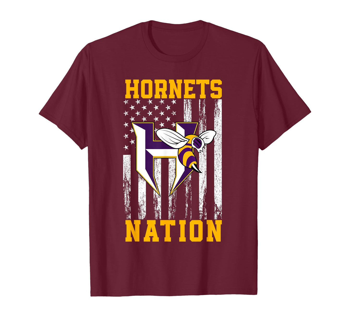 Hampton Hornets Logo Nation HS T-Shirt