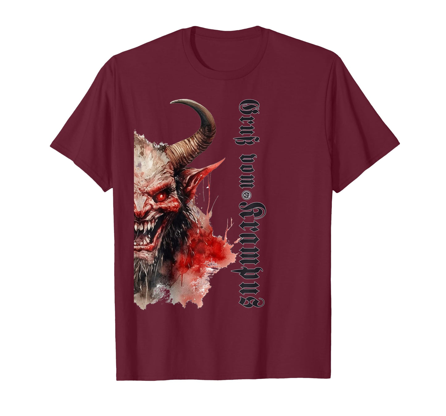 Greeting from Krampus Christmas Legend Figure T-Shirt