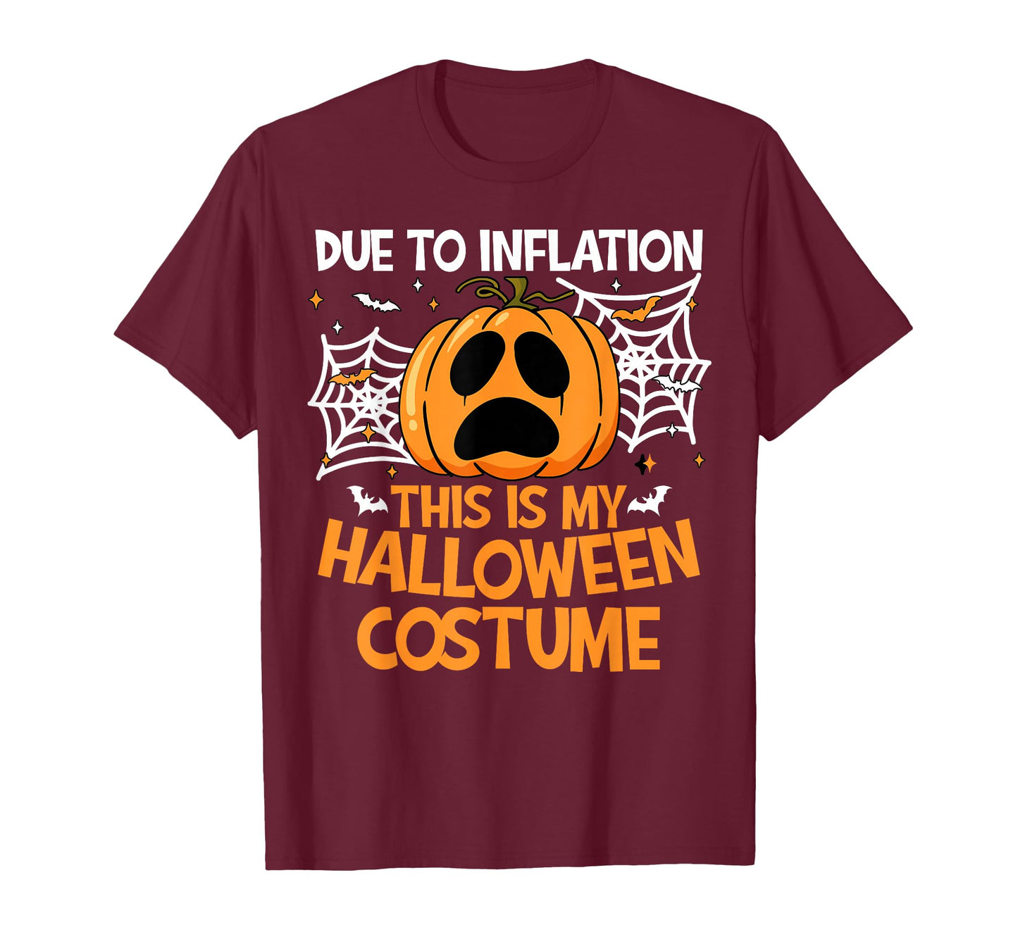 Pumpkin Halloween Costume Men Women Funny Halloween T-Shirt