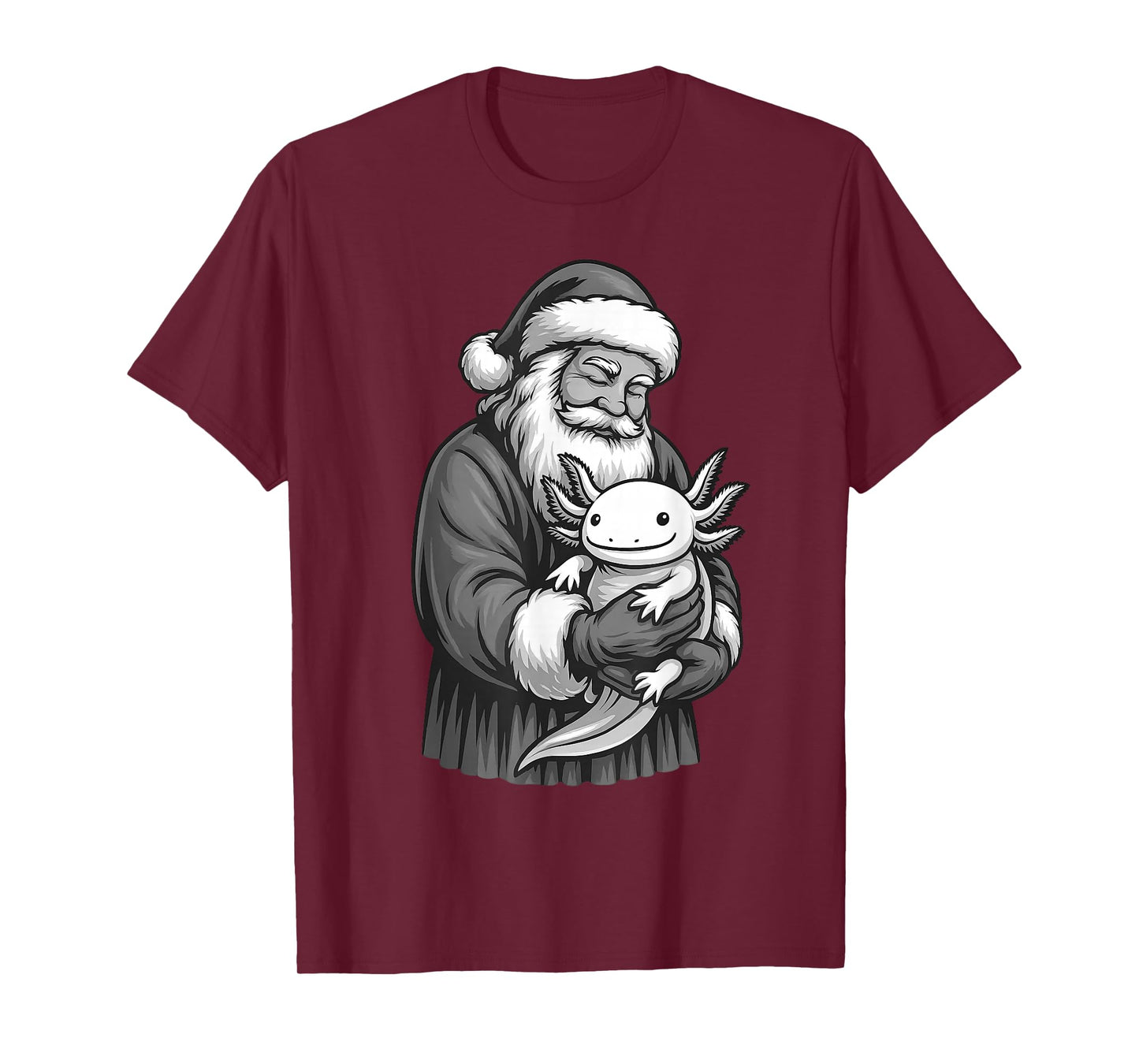 Axolotl Santa Claus Christmas Pet Lover T-Shirt
