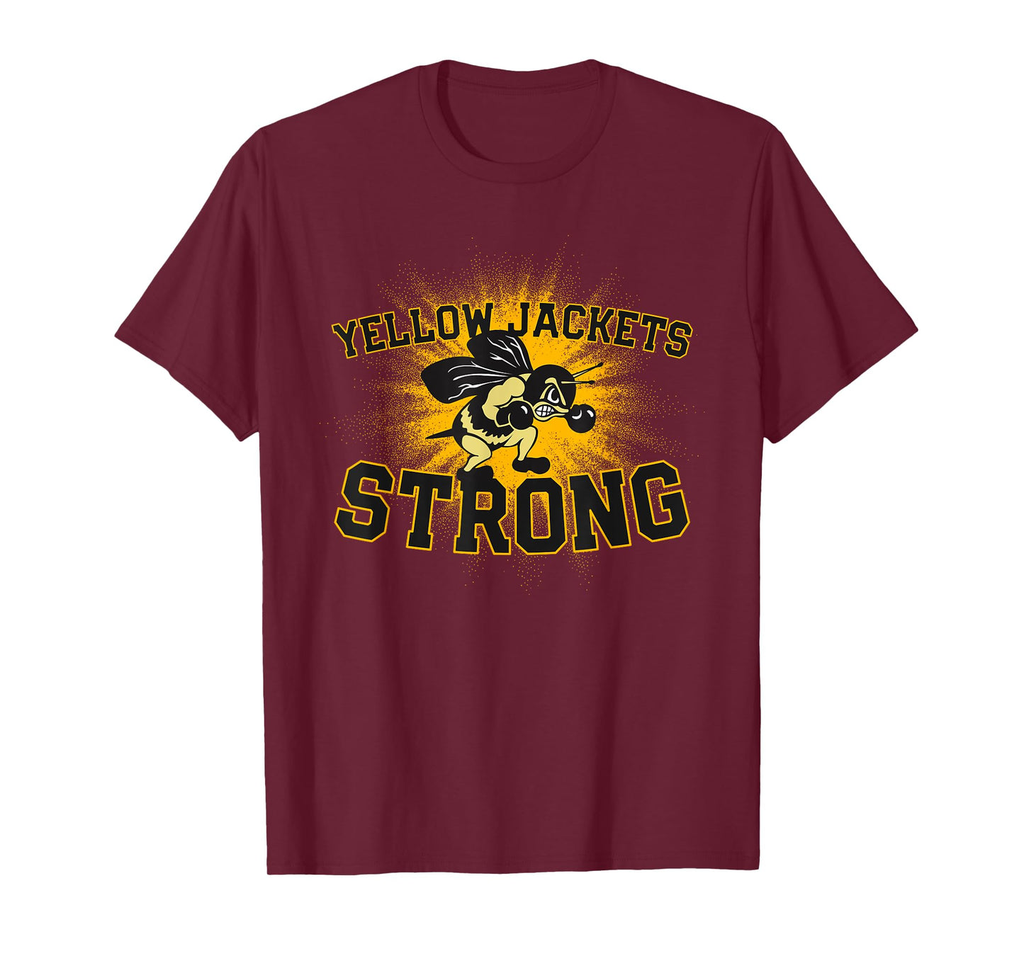 Perrysburg Yellow Jackets Logo Strong Flag HS T-Shirt