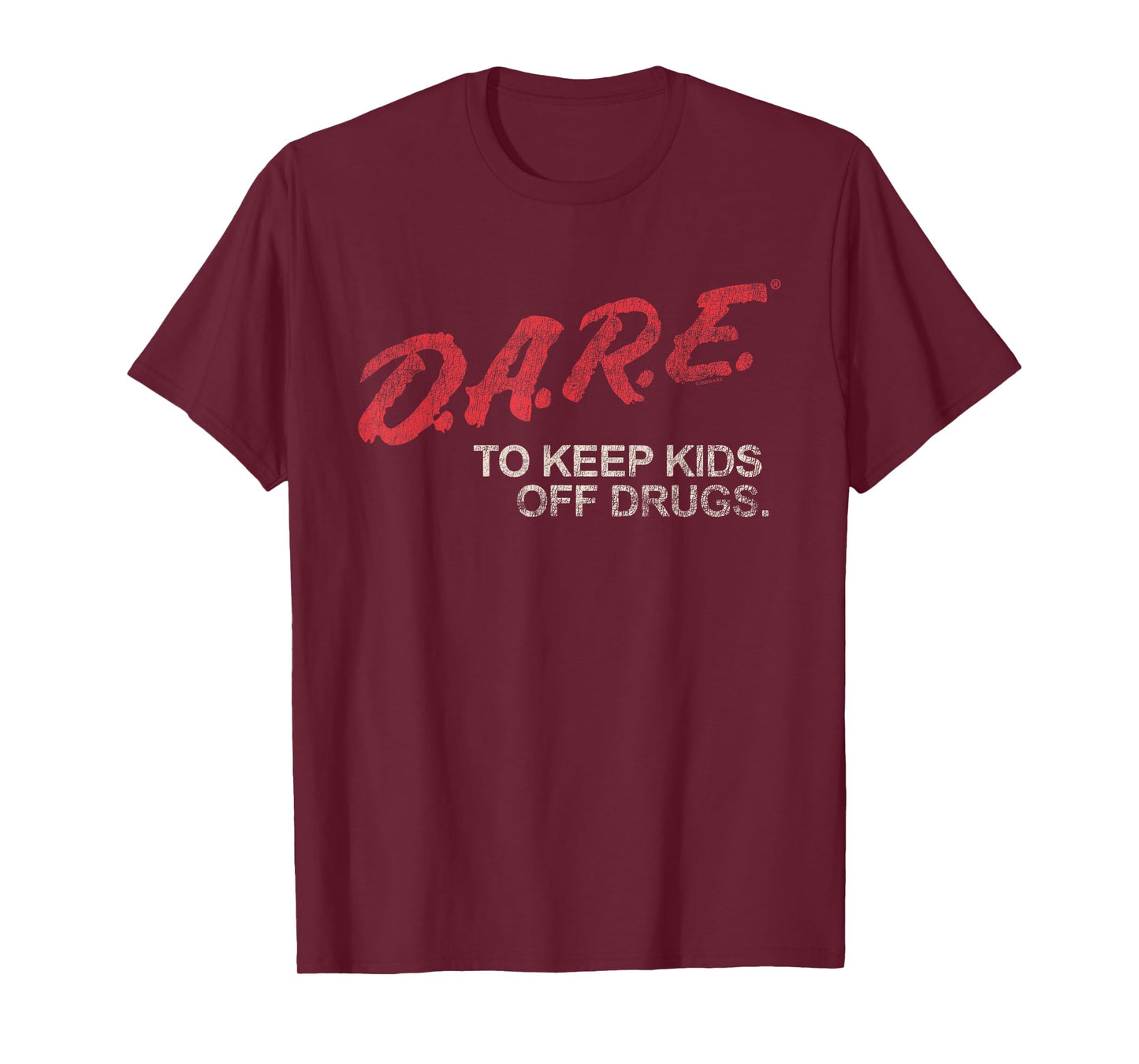 D.A.R.E. Program Dare to Keep Kids Off Drugs PSA T-Shirt
