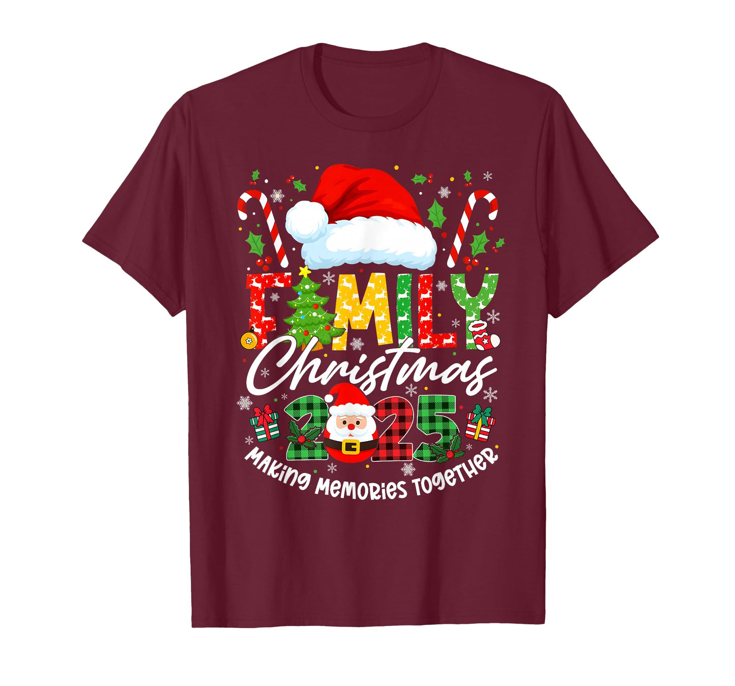 Making Memories Together Christmas 2025 Family Matching T-Shirt