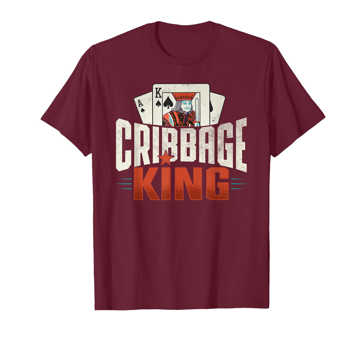 Cribbage Board Game Cribbage King Cribbage Player T-Shirt