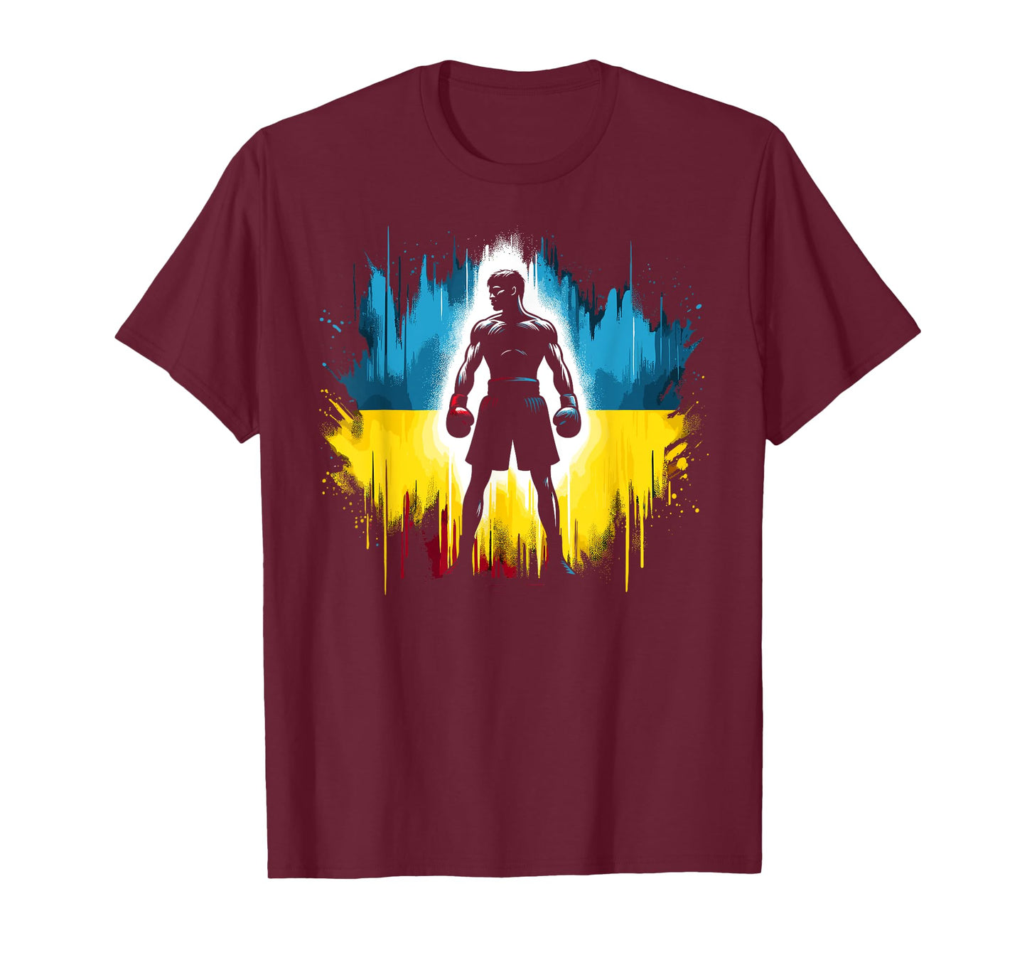 Ukrainian Boxer Patriotic Boxing Fighter Ukraine T-Shirt