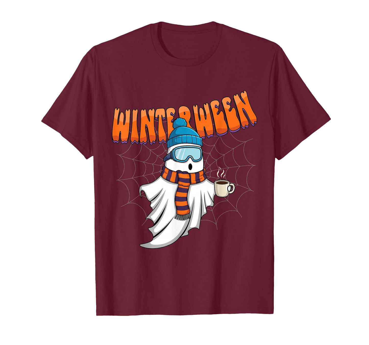 Winterween Winter Halloween Christmas Ghost Cute Kawaii T-Shirt