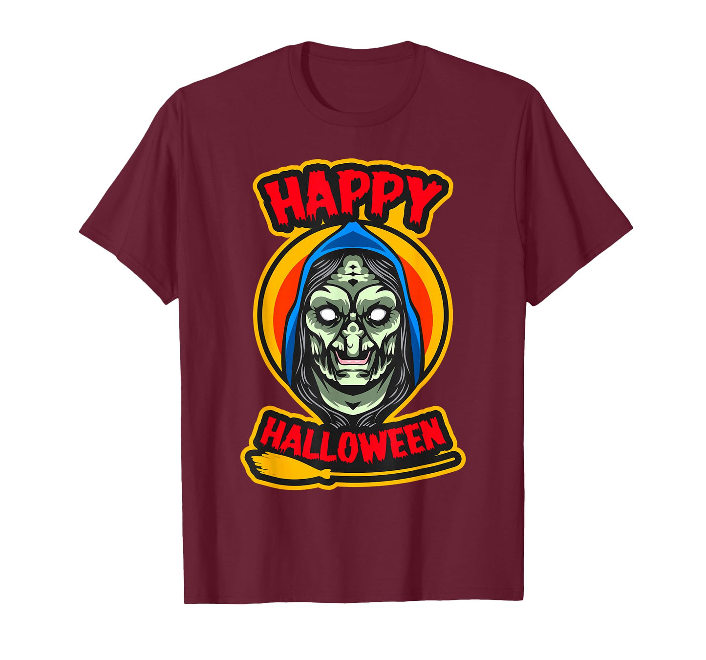 Witch Halloween Costumes Funny Witches Dad Mom Kid Boy Girl T-Shirt