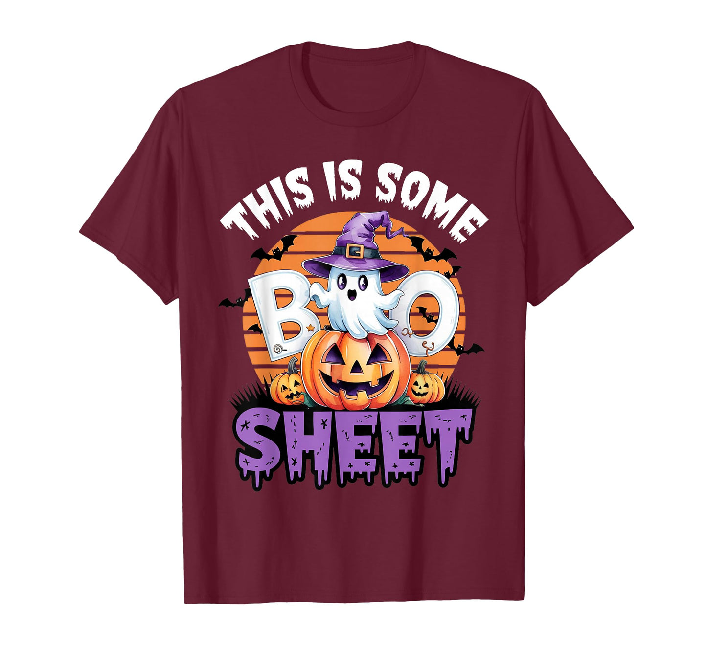 This is Some Boo Sheet Ghost Witch Funny Halloween Men Women T-Shirt