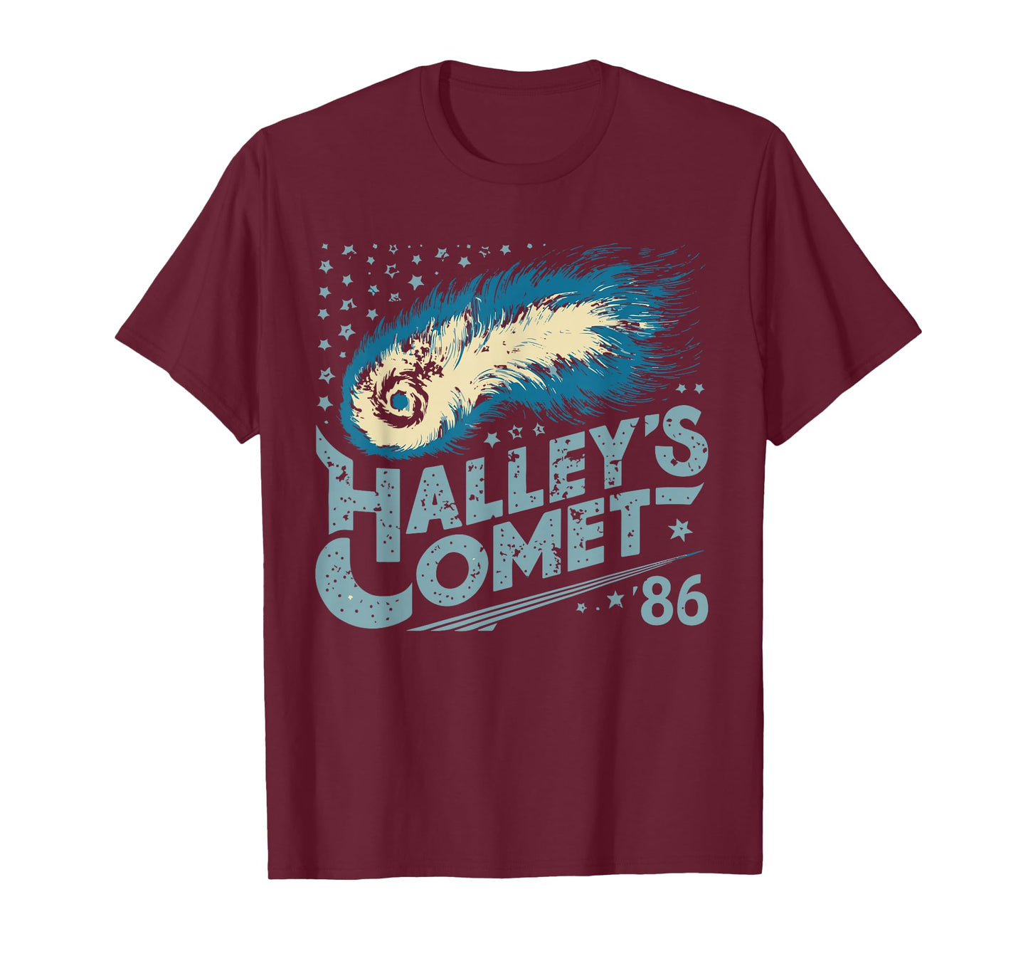Retro Vintage 80's Halley's Comet Space Lover T-Shirt
