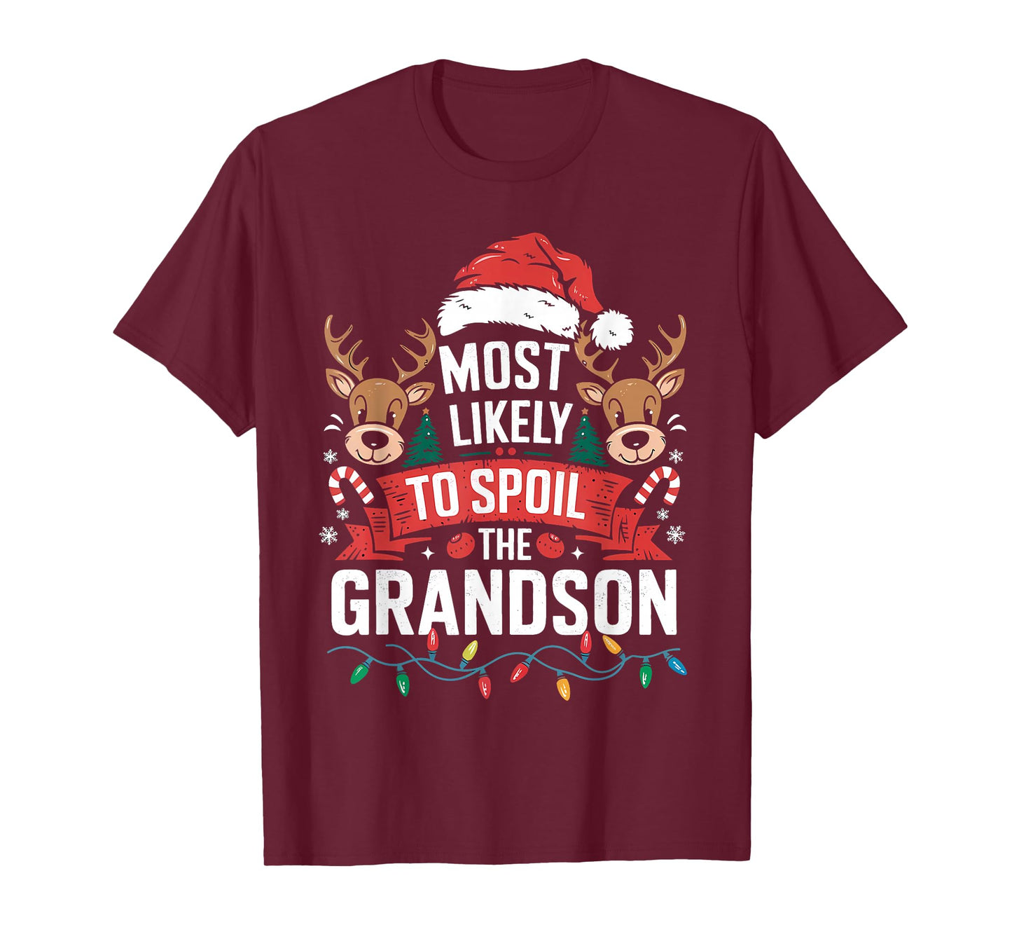 Funny Christmas Party Most Likely to Spoil The Grandchildren T-Shirt