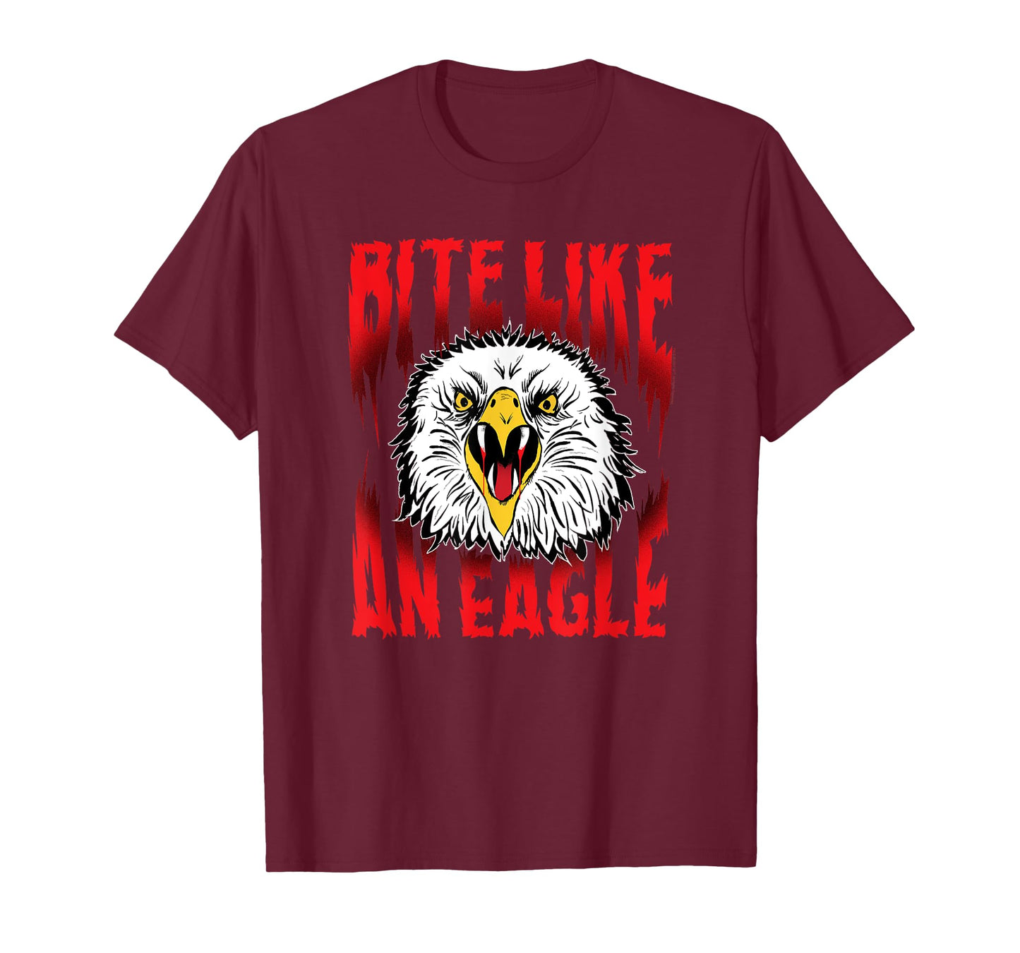 Cobra Kai Cobra Kai Ombre Bite Like an Eagle T-Shirt for Men, Black, Small