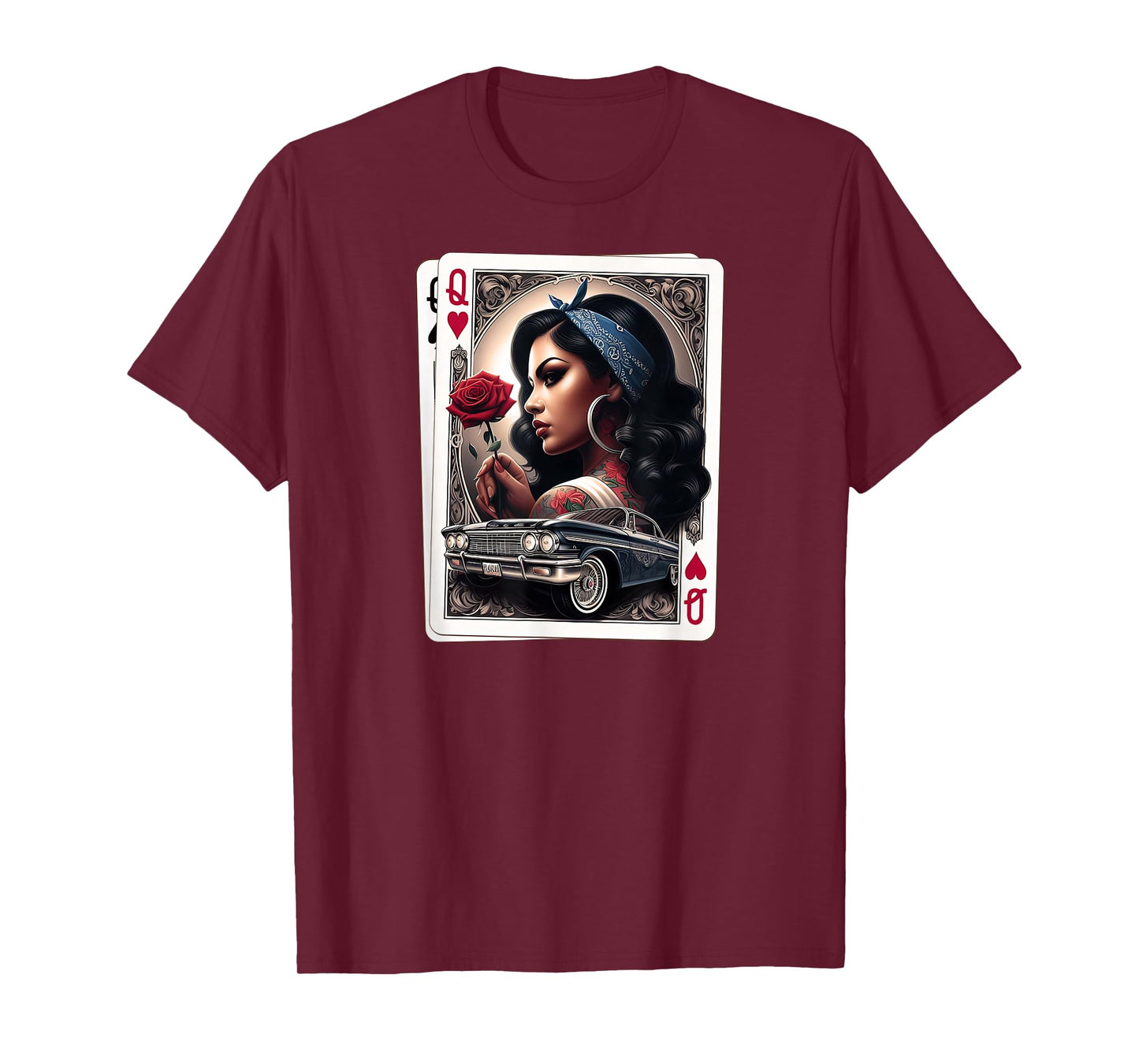 Lowrider Chicana Chicano Shirt Retro Low Rider Chicano Art T-Shirt