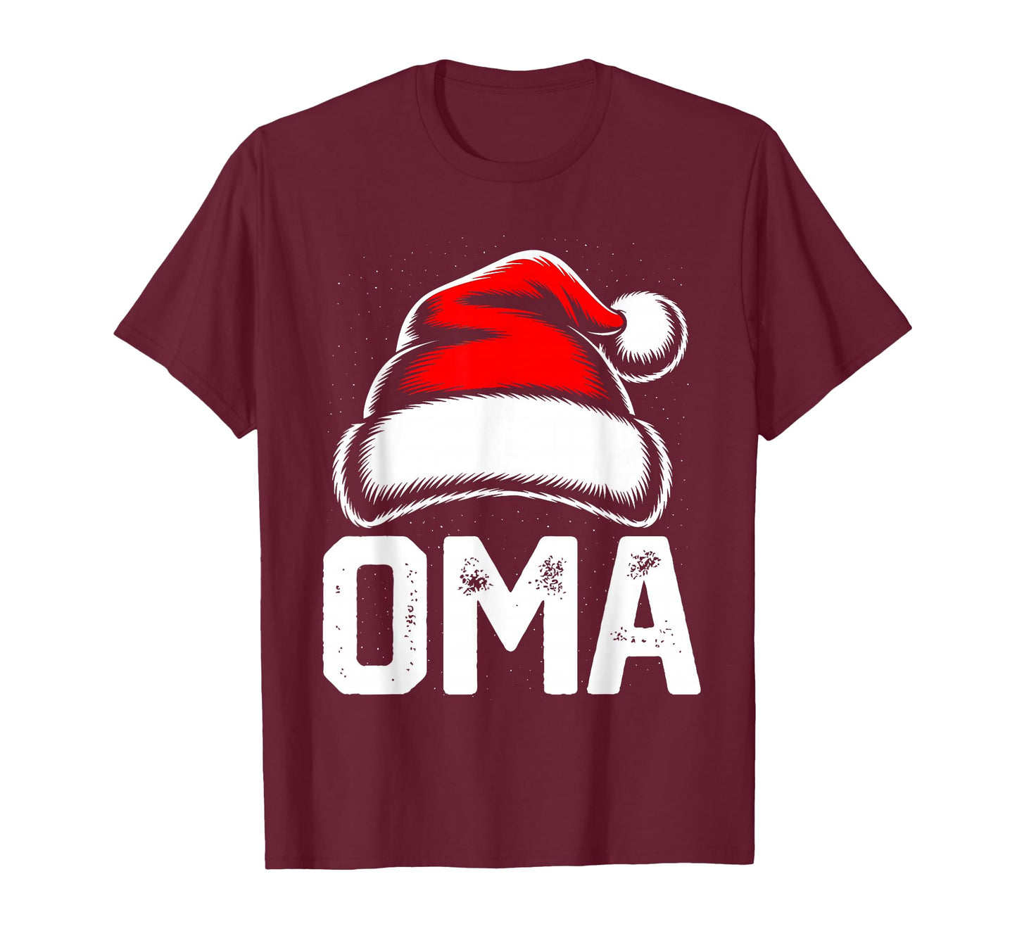 Oma Santa Christmas Family Matching Pajamas Xmas Squad T-Shirt