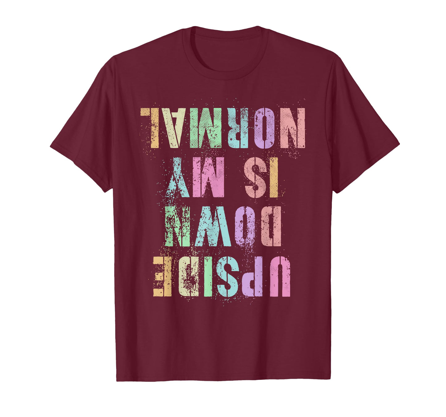 Funny UPSIDE DOWN IS MY NORMAL Gymnastics Tumbling Gymnast T-Shirt