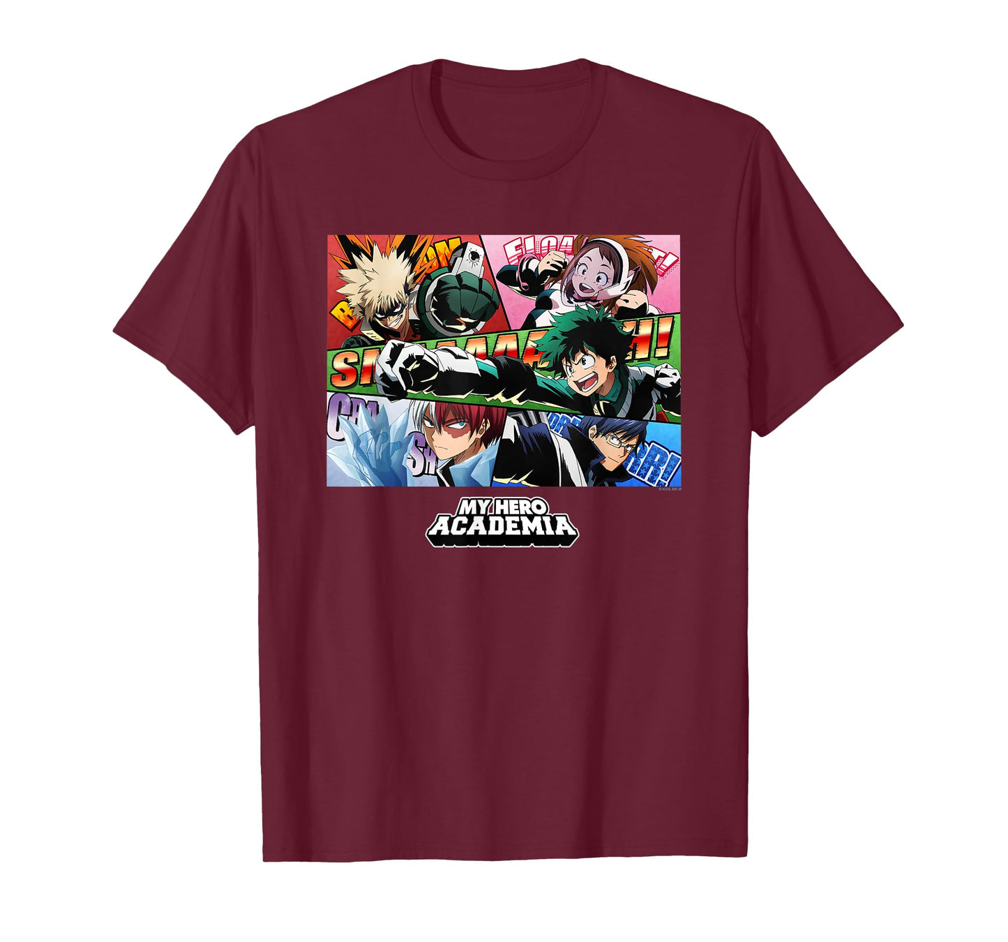 My Hero Academia Class 1-A Group Panels Anime T-Shirt