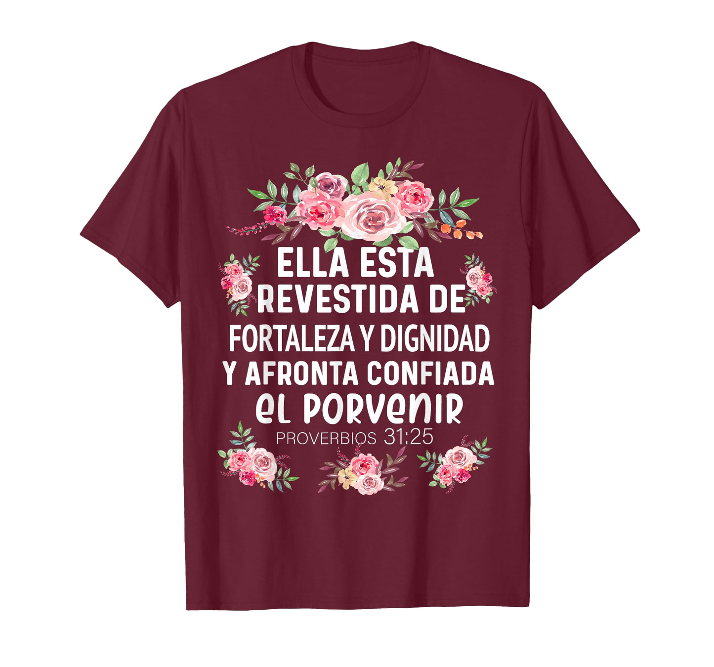 Camiseta cristiana en espanol Versiculo Spanish Christians T-Shirt