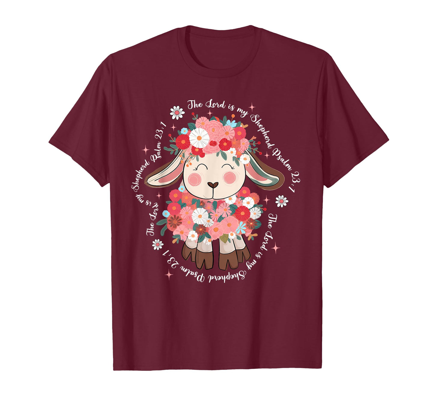 The Lord Is My Shepherd Easter Day Jesus Christian Faith T-Shirt