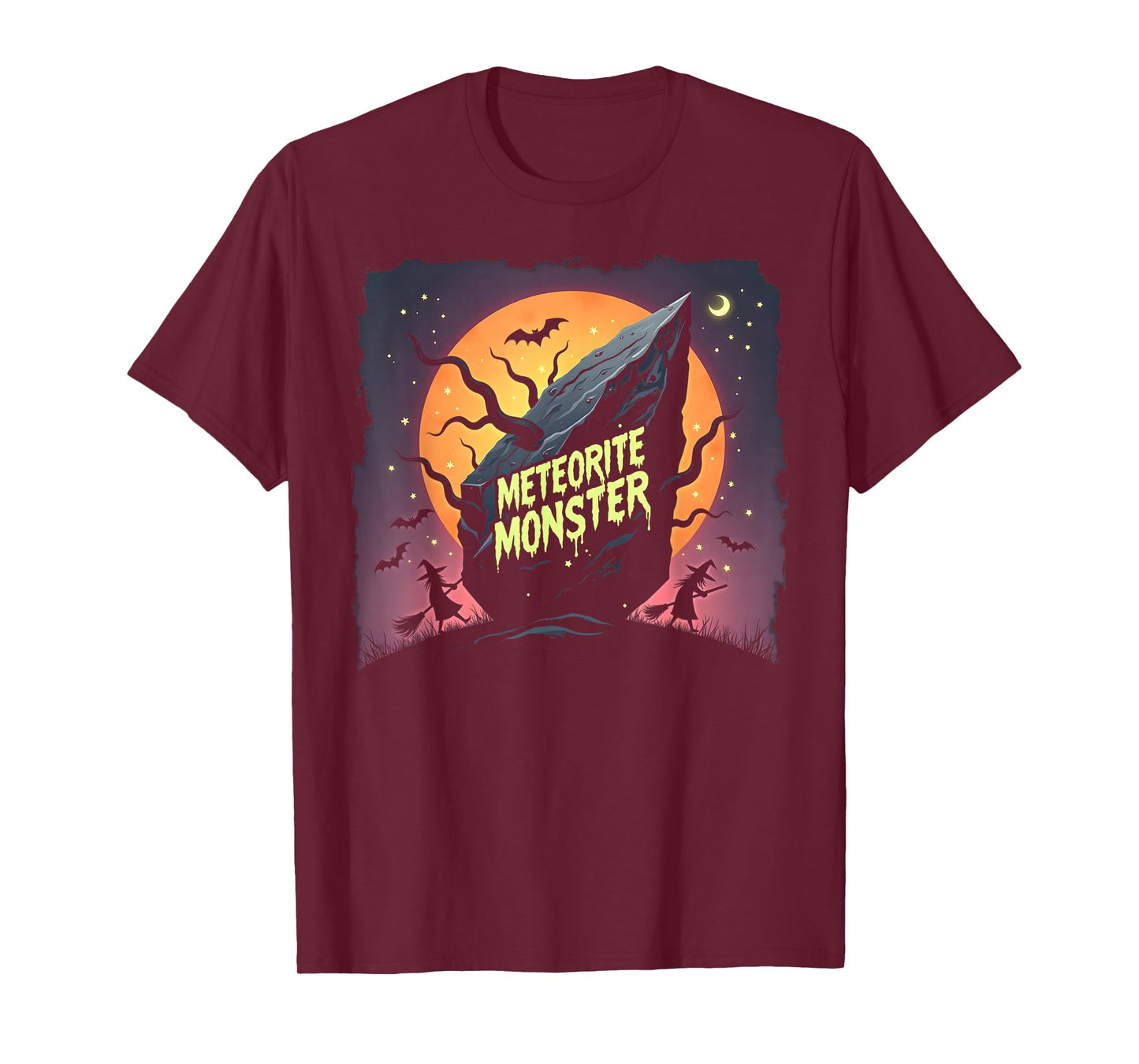 Halloween Meteorite Monster Spooky Atmosphere T-Shirt