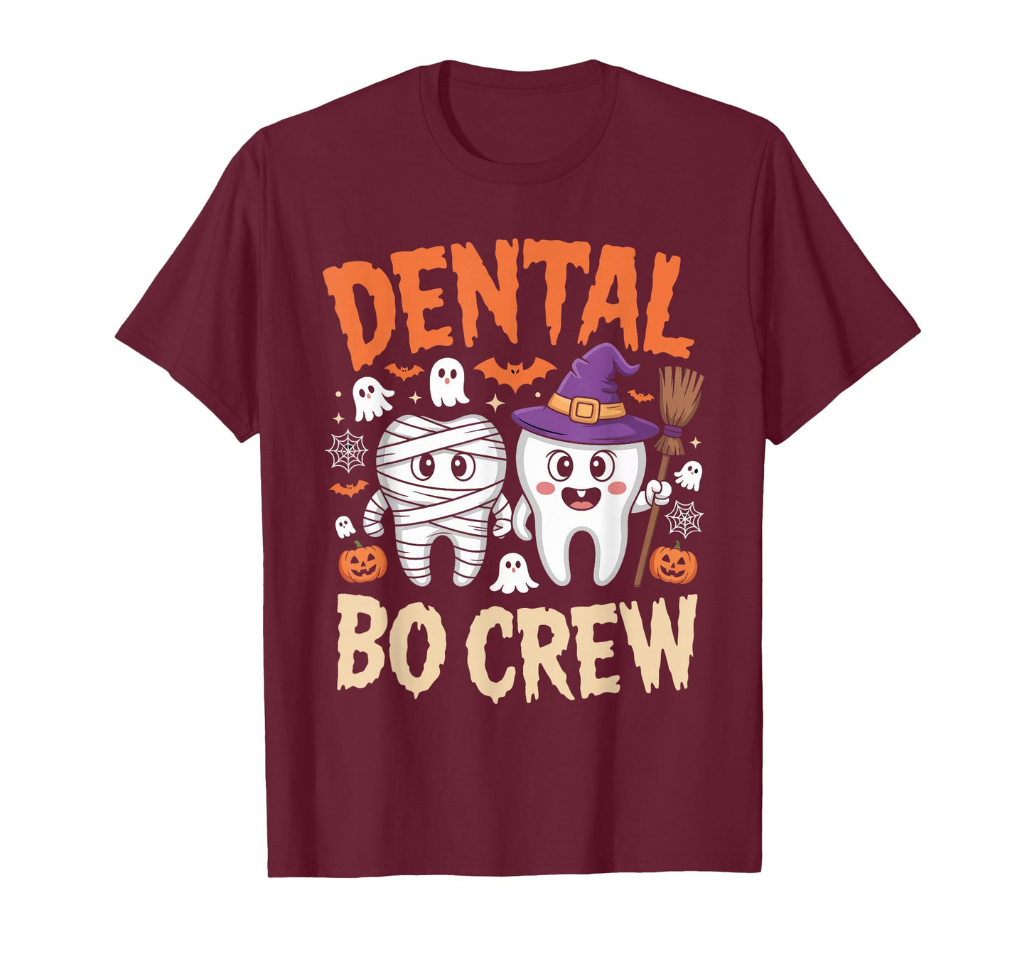 Dental Boo Crew Funny Dentist Hygienist Costume T-Shirt