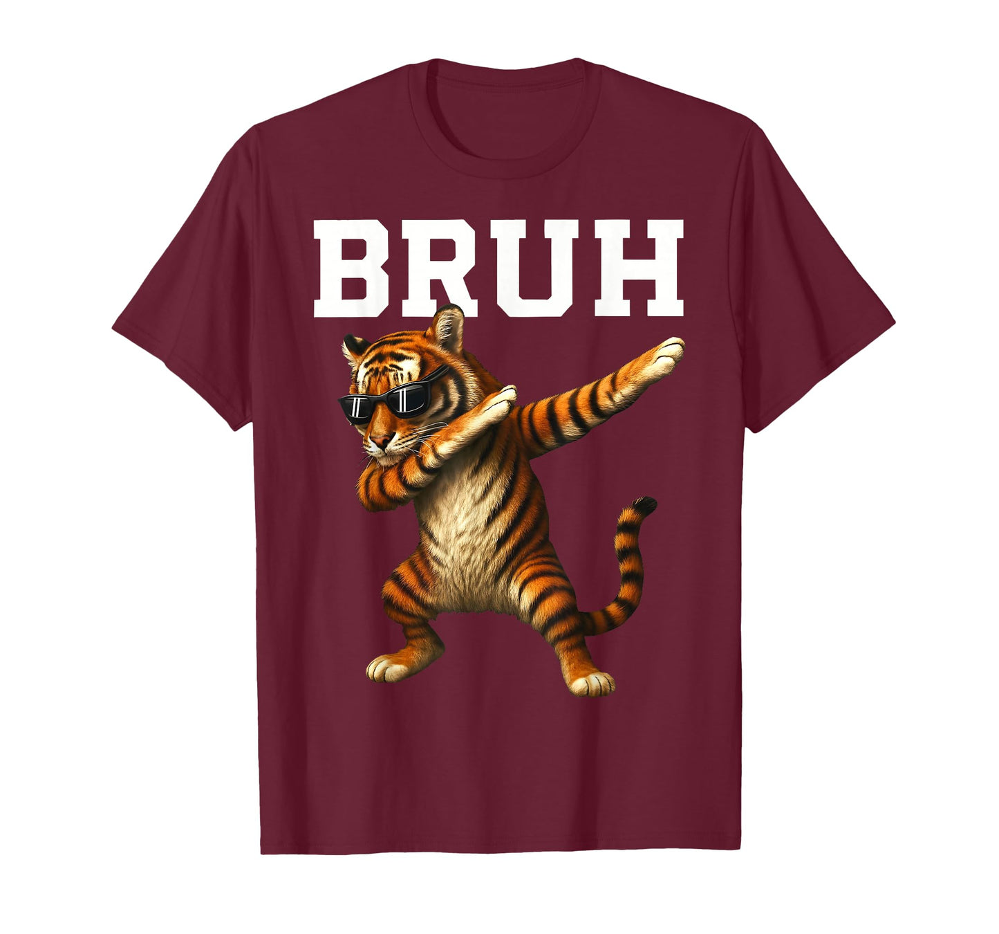 Vintage Bruh Game Day Funny Tigers Apparel for Men Women Kid T-Shirt