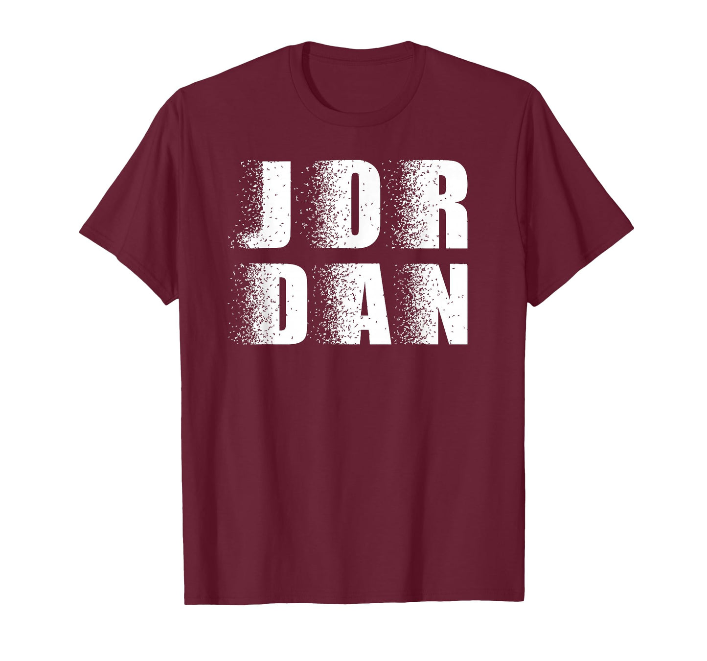 Name Jordan Distressed Design Boys Girls Named Jordan Retro T-Shirt