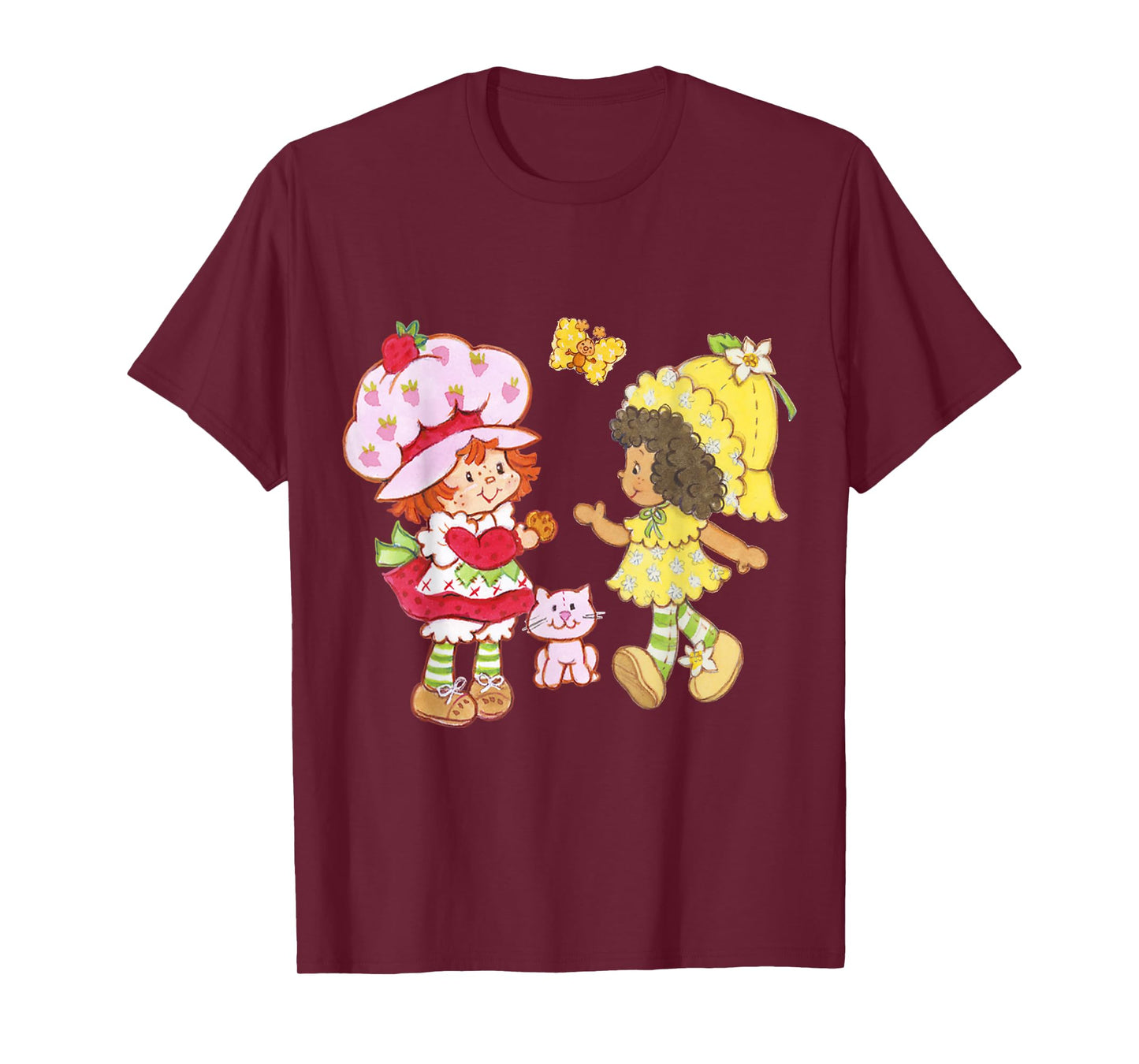 Strawberry Shortcake & Orange Blossom Cookie Vintage T-Shirt