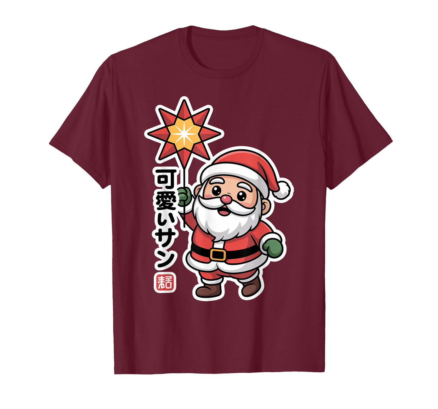X-Mas Japanese Kawaii Santa T-Shirt