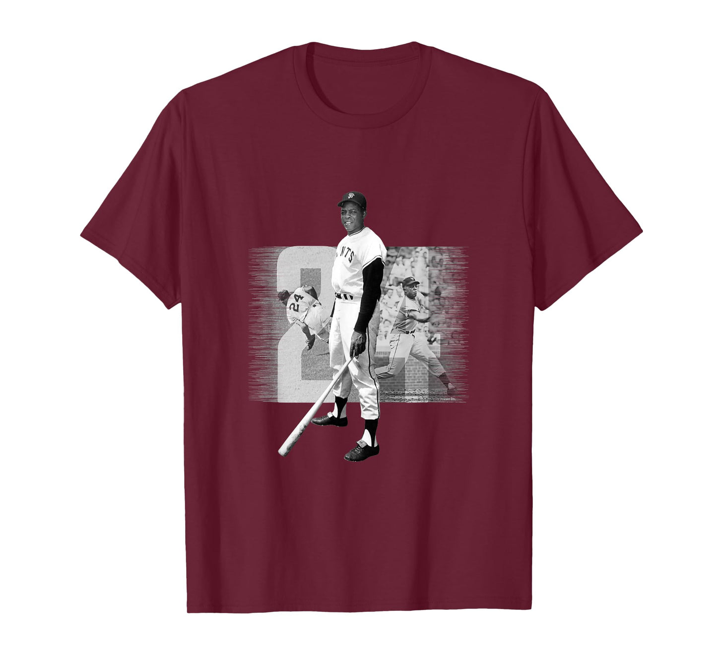 Willie Mays_Baseball_001 T-Shirt