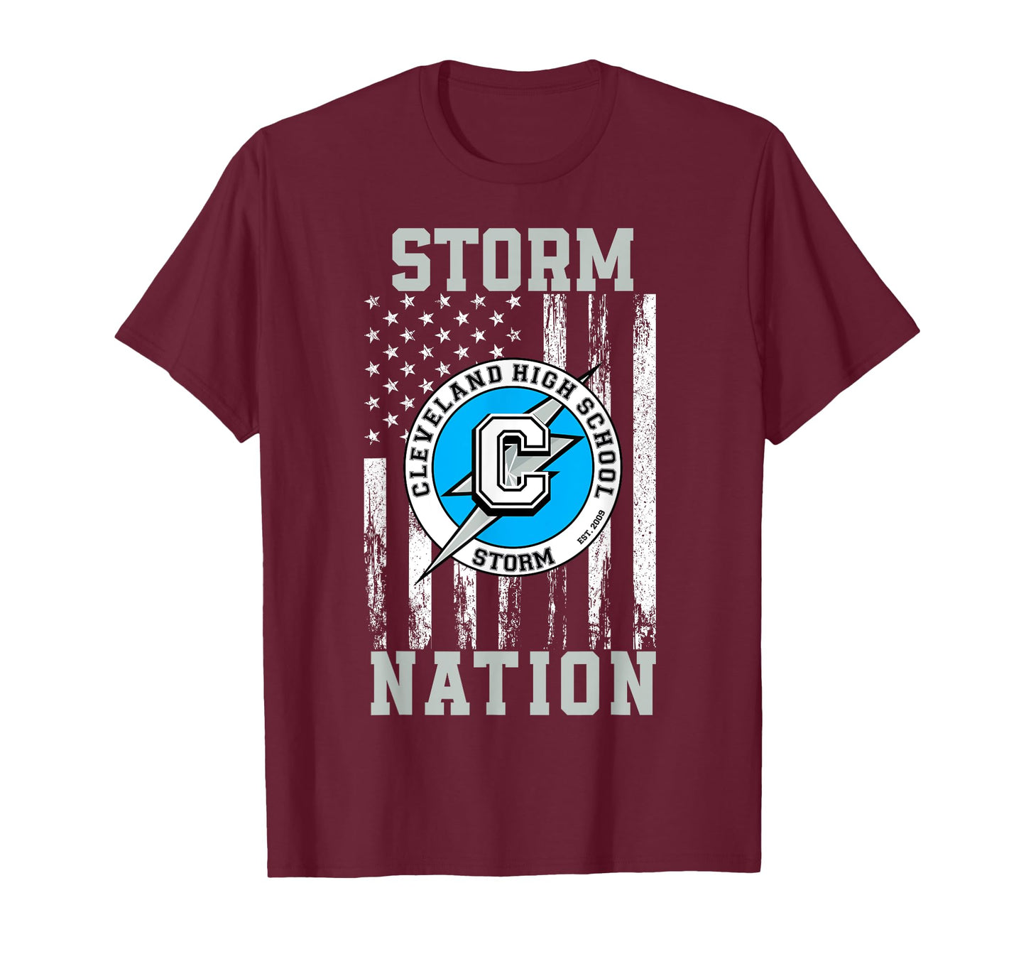 Cleveland Storm Logo Nation High School T-Shirt