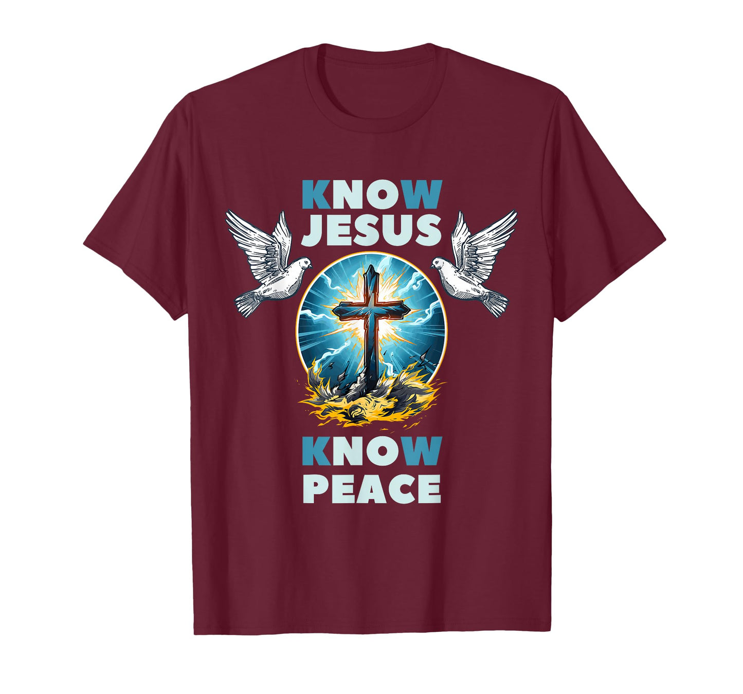 No Jesus No Peace Spiritually Focused Christianity T-Shirt