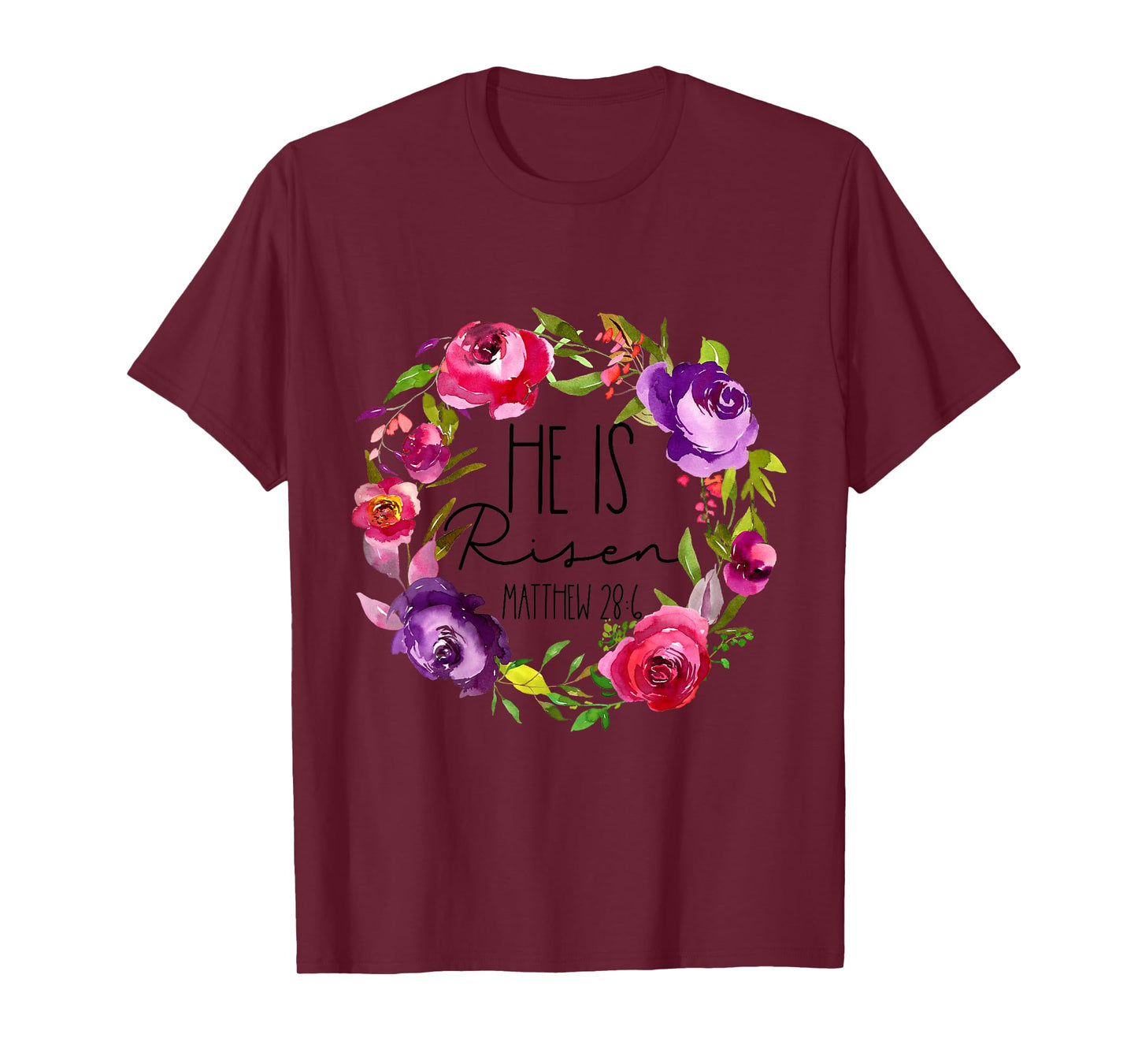 Kids Girls Easter He is Risen for Baby and Toddler Outfit Floral T-Shirt