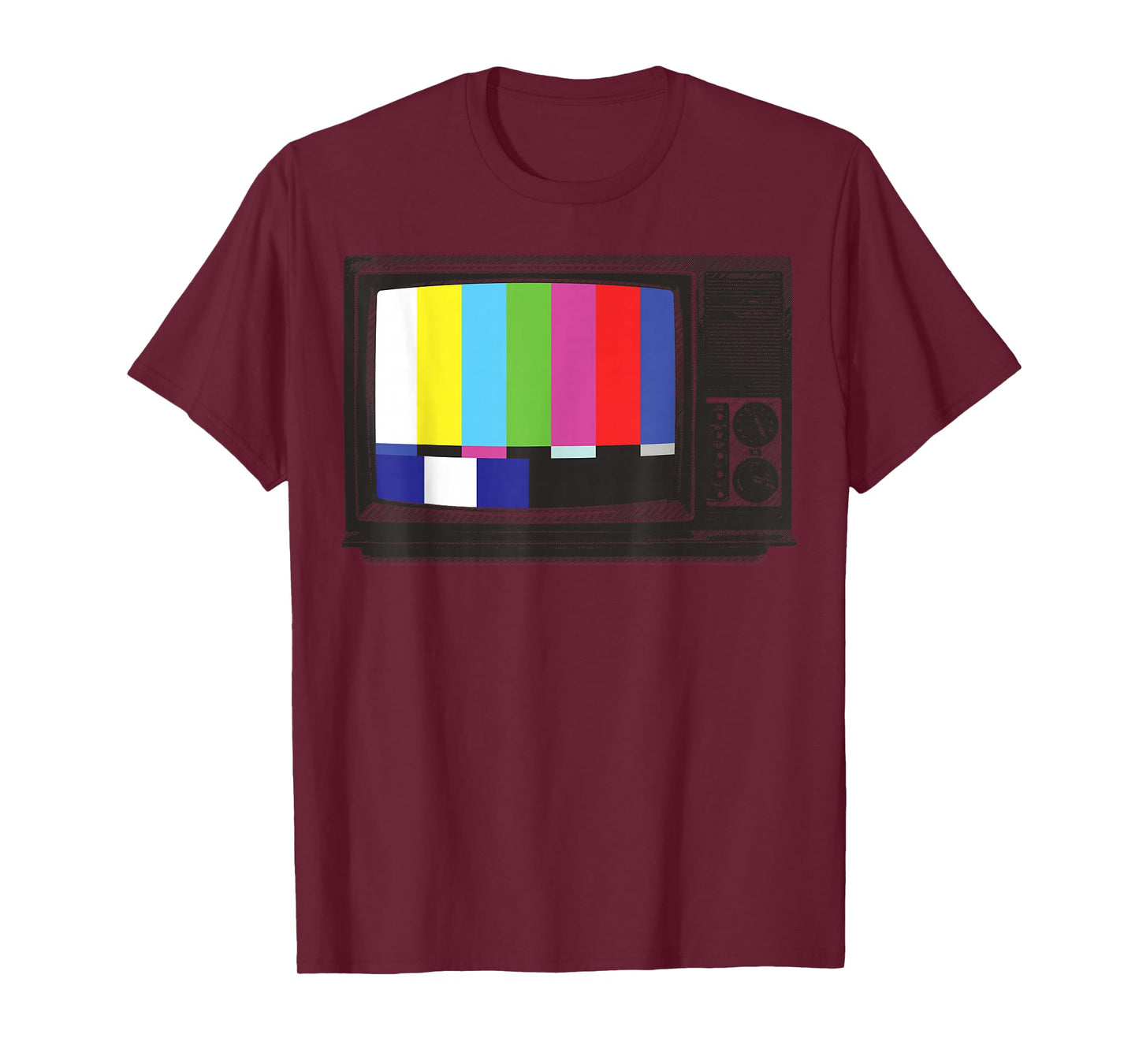 No Signal 70s 80s Television Screen Retro Vintage Funny TV T-Shirt