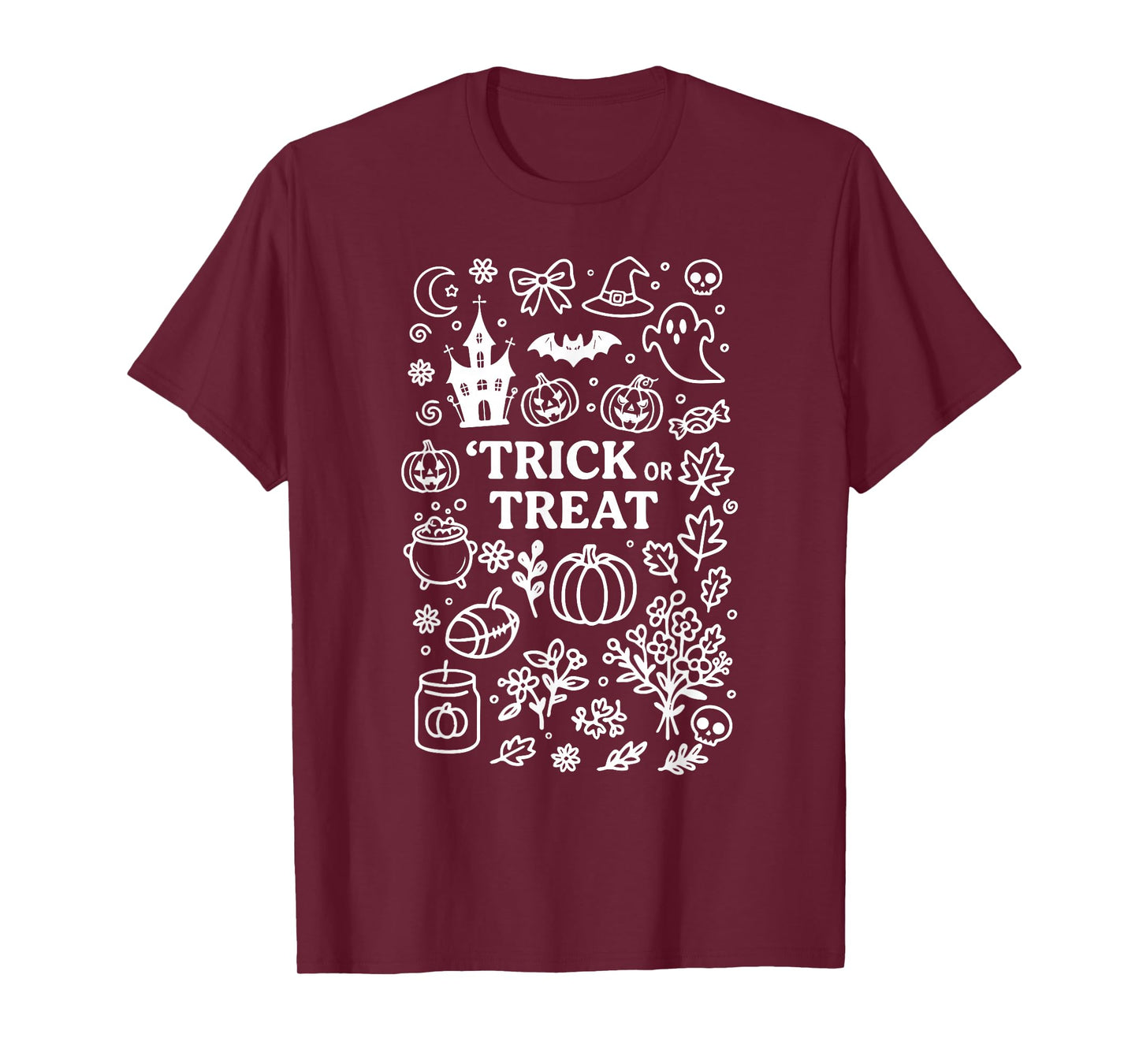 Pumpkin Halloween Doodle Costume Halloween Costume T-Shirt