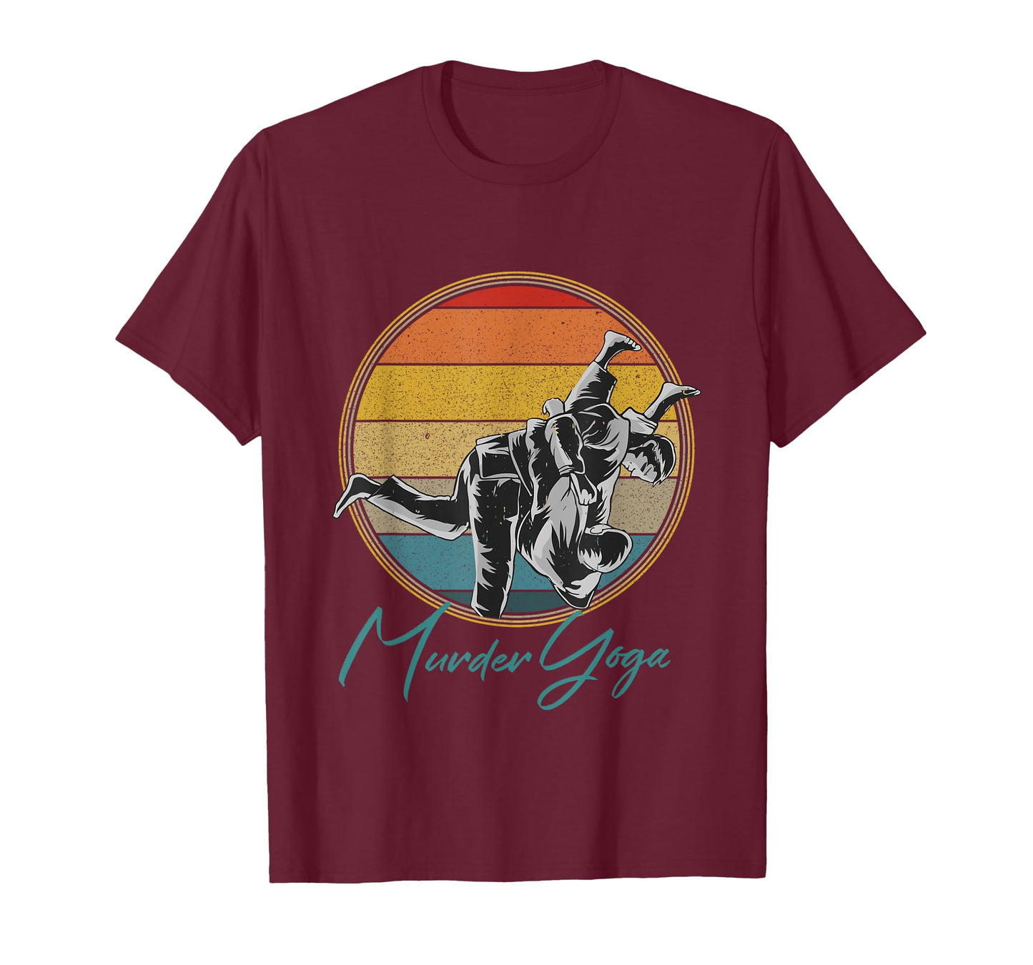 Brazilian Jiu-Jitsu Funny Murder Yoga Gift T-Shirt