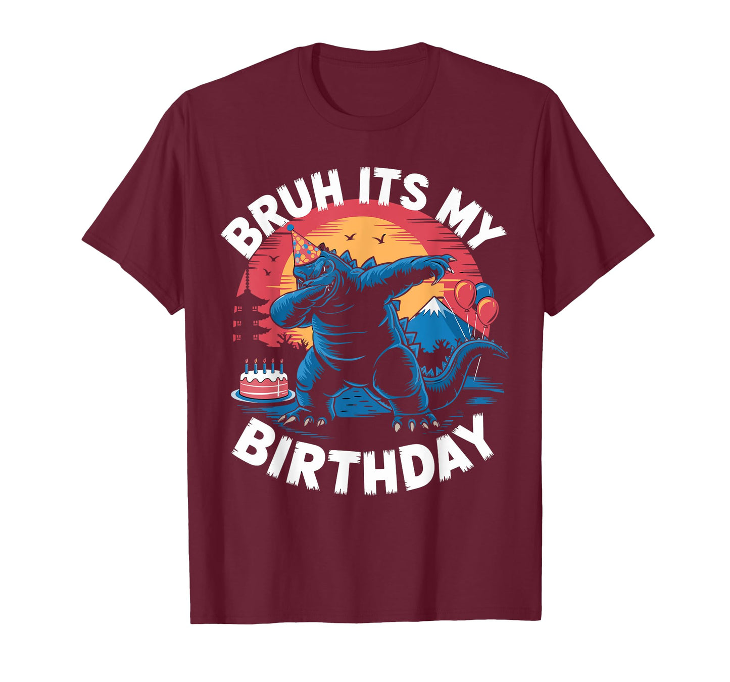 Kaiju Birthday Party Japan Monster Bday Dinosuar Decorations T-Shirt