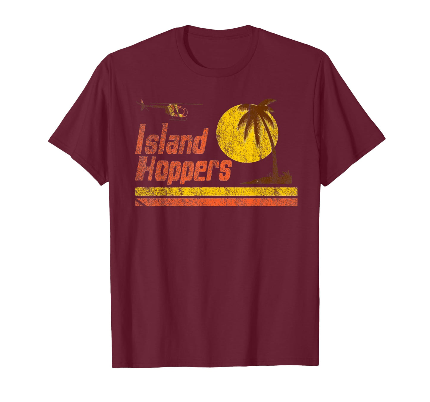 Magnum Island Retro Hoppers Sunset In PI T-Shirt