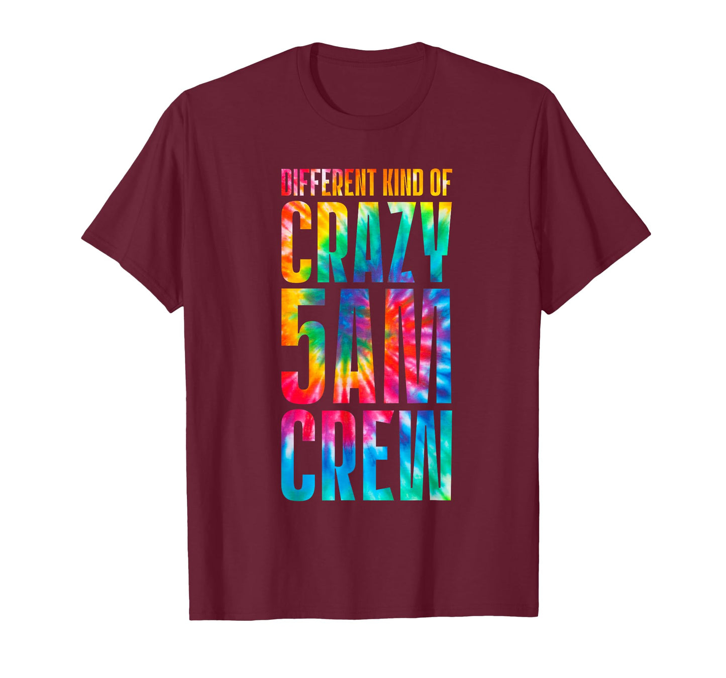 Workout Squad 5 AM Crew Funny Gym Saying Tie Dye T-Shirt