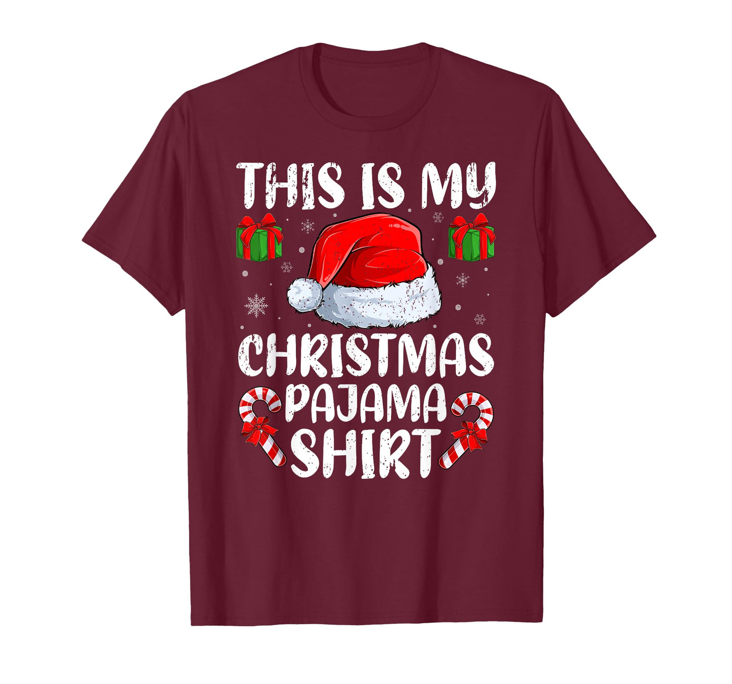This is My Christmas Pajamas Santa Family Matching Xmas T-Shirt