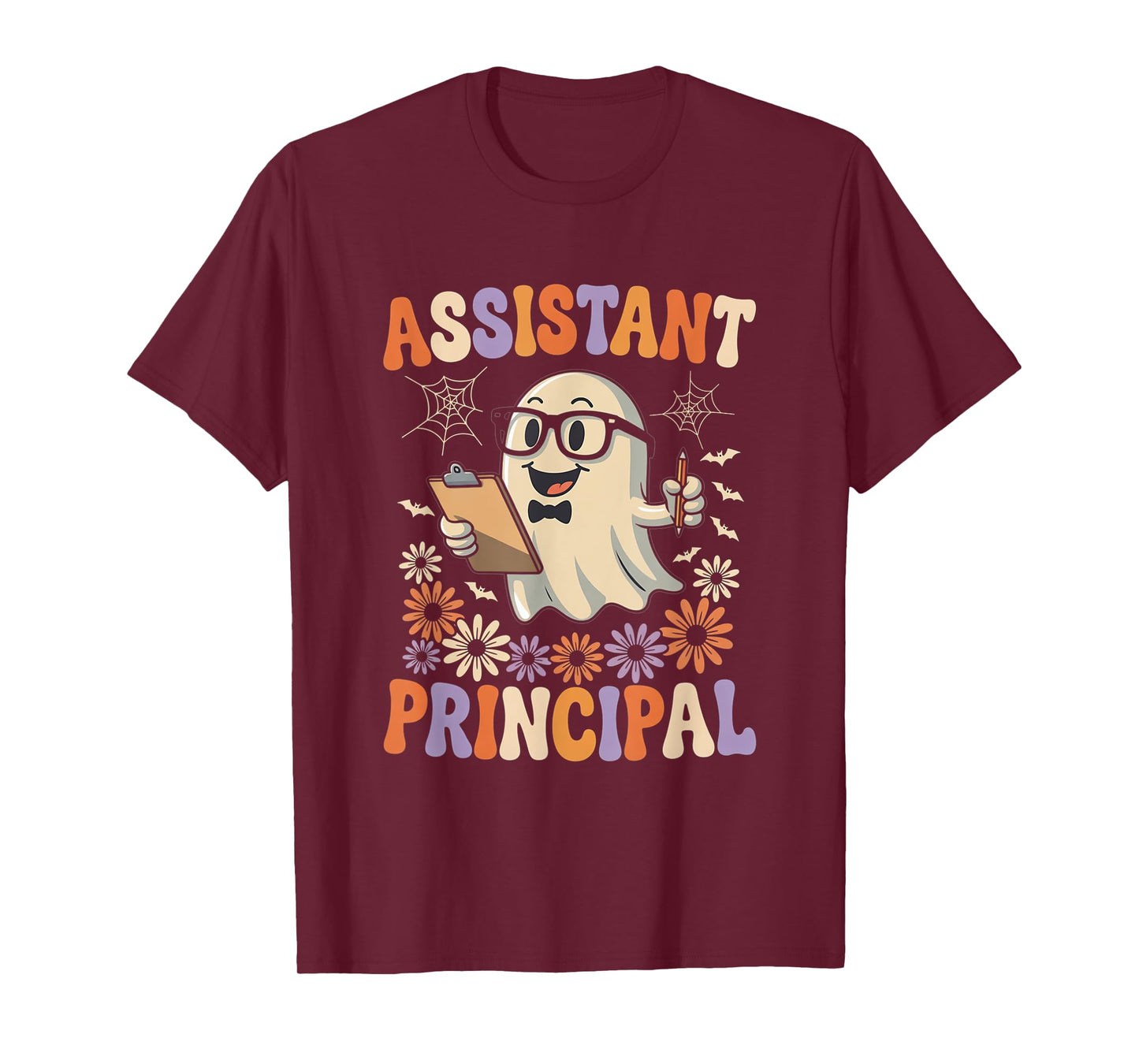 Funny Assistant Principal Halloween School Worker Assistant T-Shirt