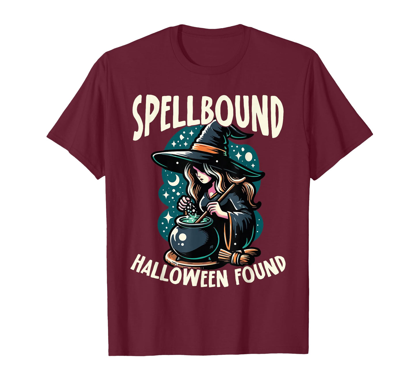 Spellbound Halloween Found Cute Witch T-Shirt