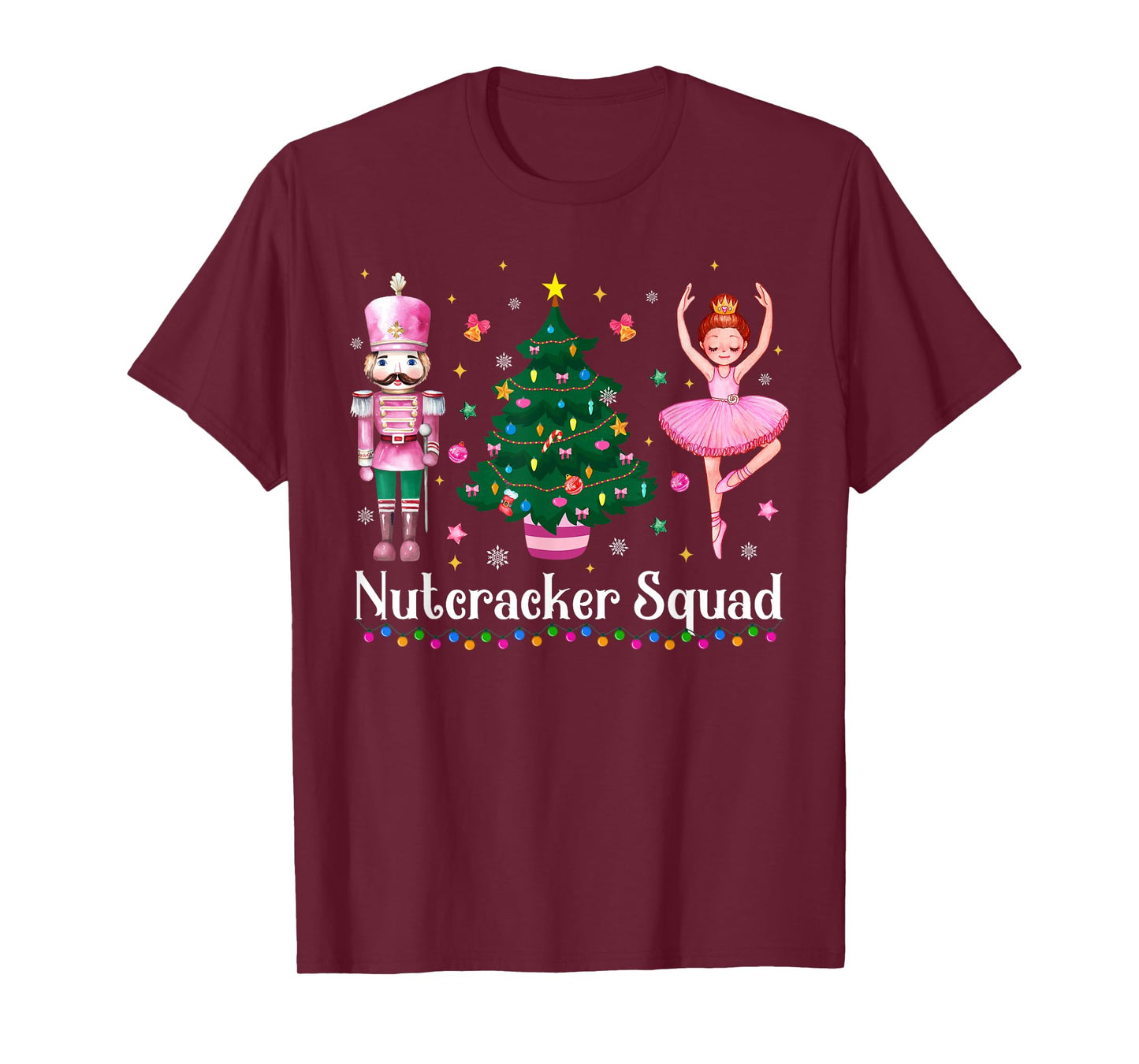 Christmas Nutcracker Squad Ballet Dance Women Kids Girls T-Shirt